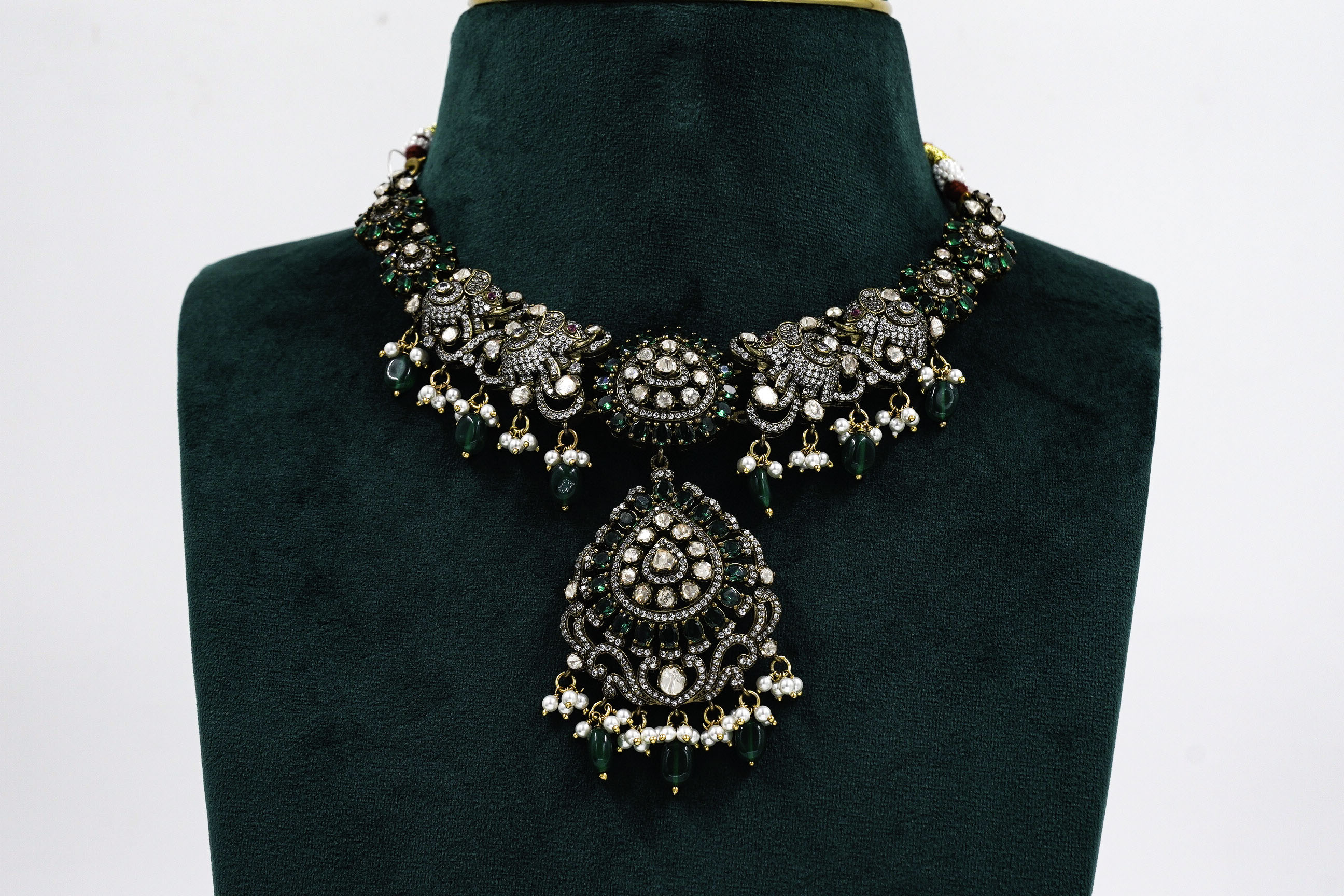 Raag Silver Jewellery - Silver Elephant Necklace