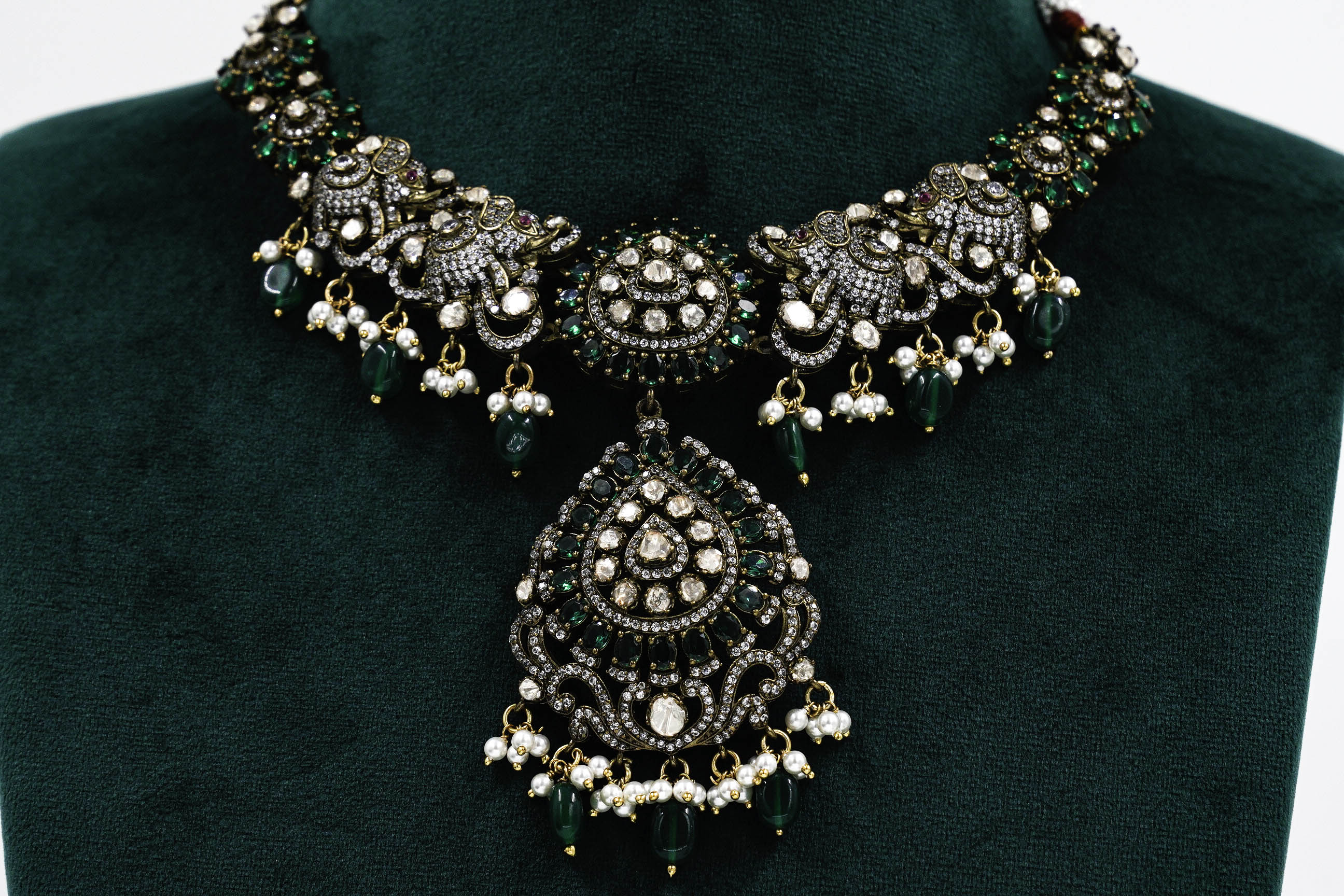 Raag Silver Jewellery - Silver Elephant Necklace