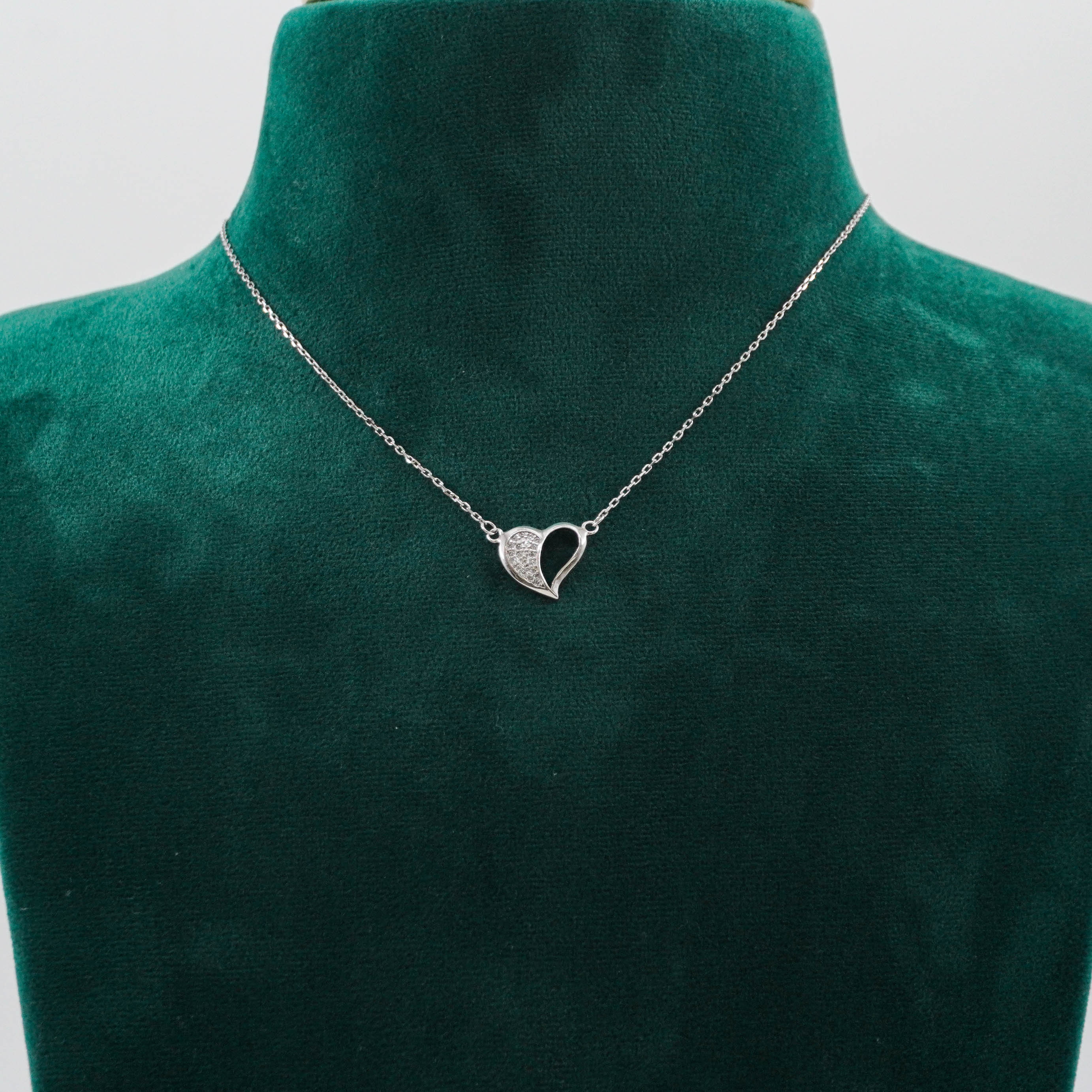 Raag Silver Jewellery Basheerbagh - Silver Heart Pendant