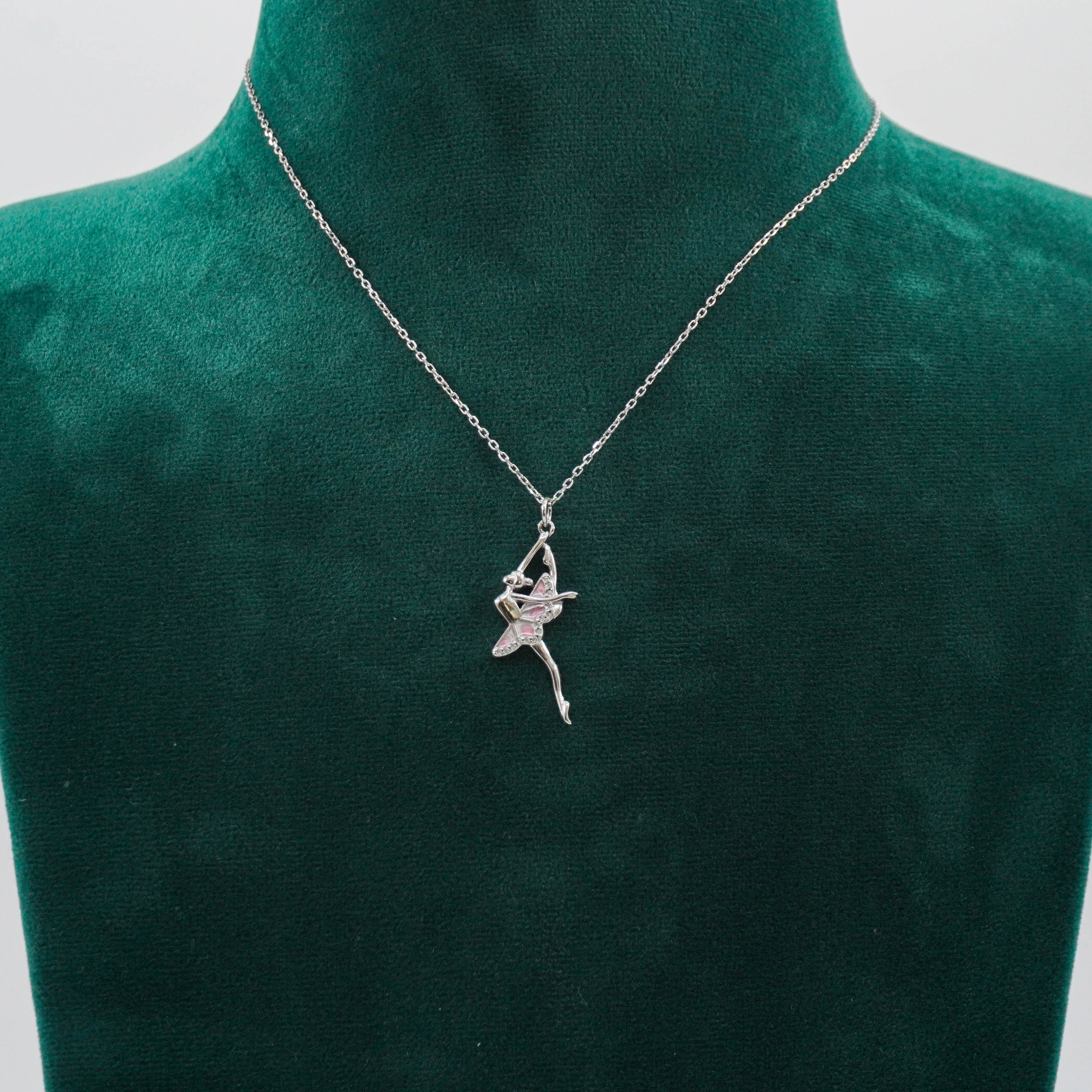 Raag Silver Jewellery Basheerbagh - Ballerina Charm Necklace