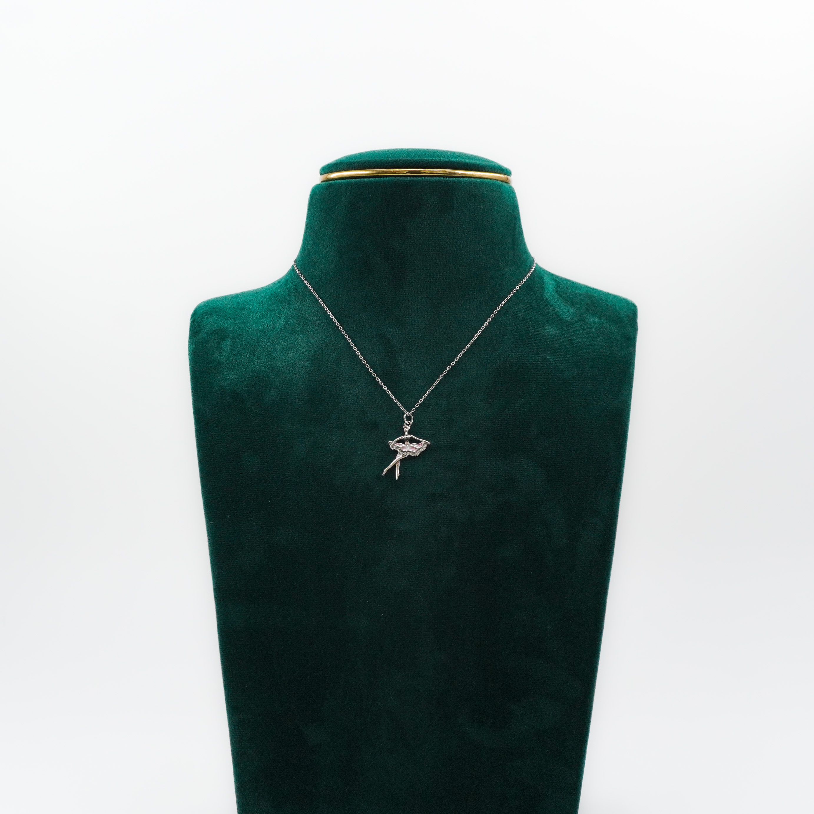 Raag Silver Jewellery Basheerbagh - Ballerina Charm Necklace