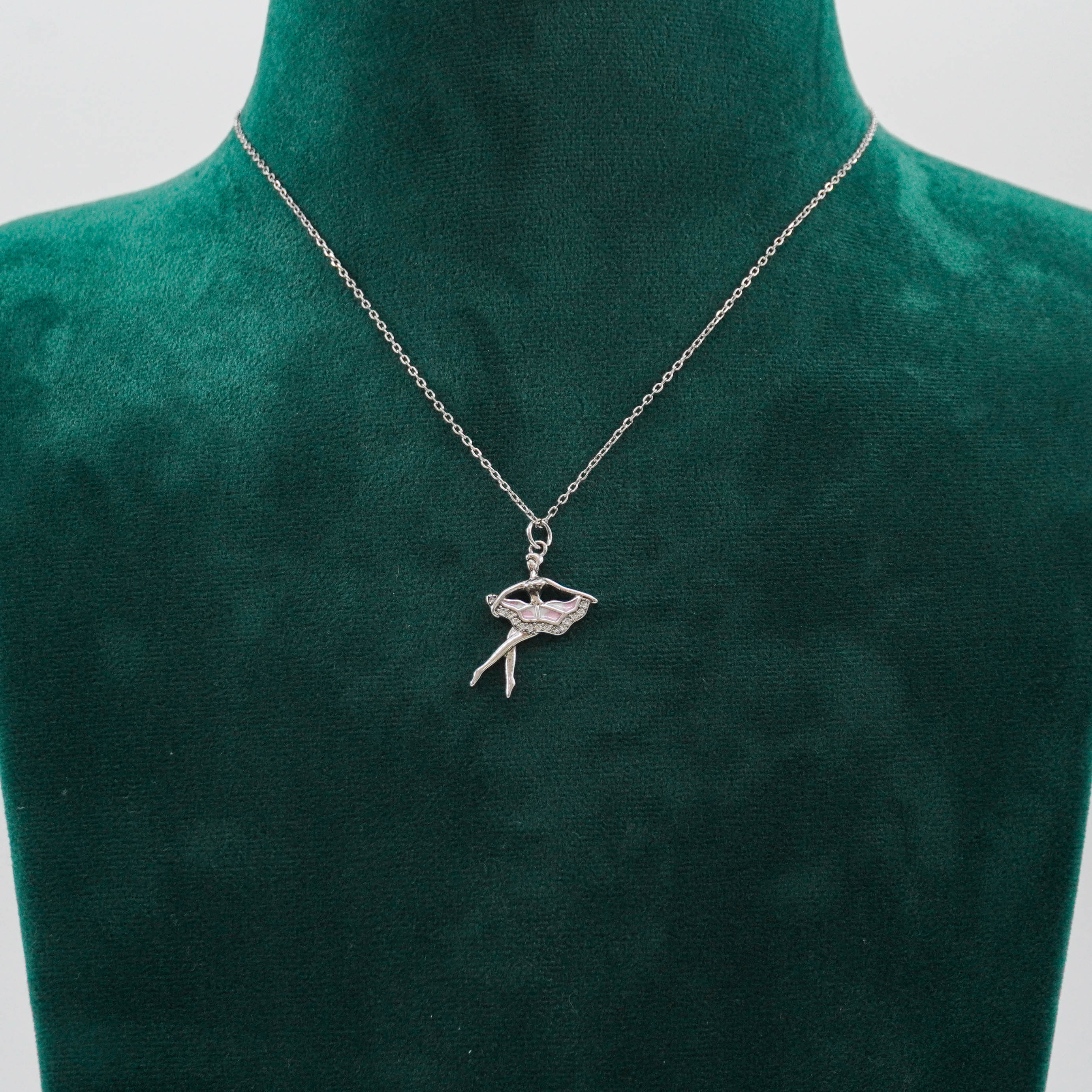 Raag Silver Jewellery Basheerbagh - Ballerina Charm Necklace