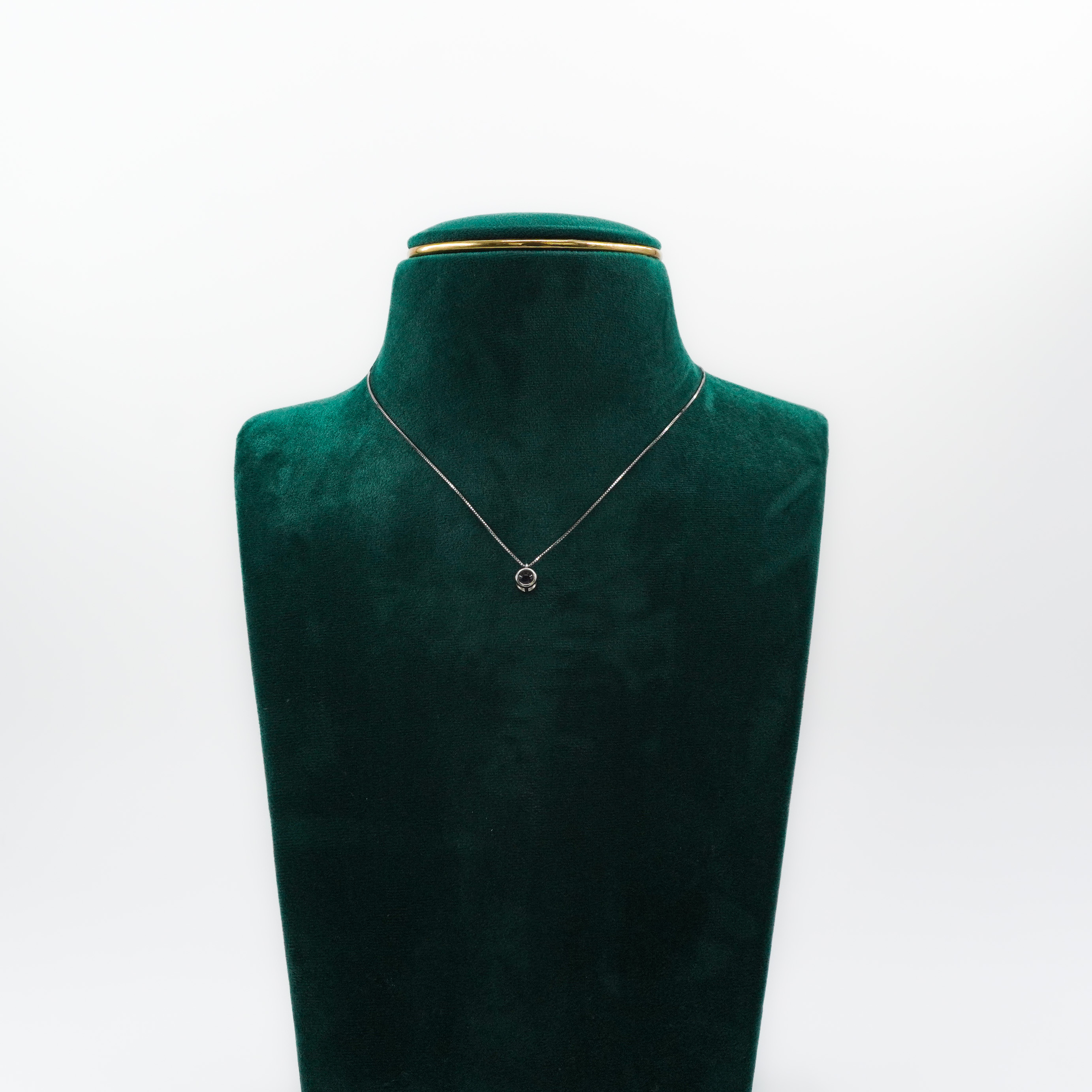 Raag Silver Jewellery Basheerbagh - Silver Onyx Pendant