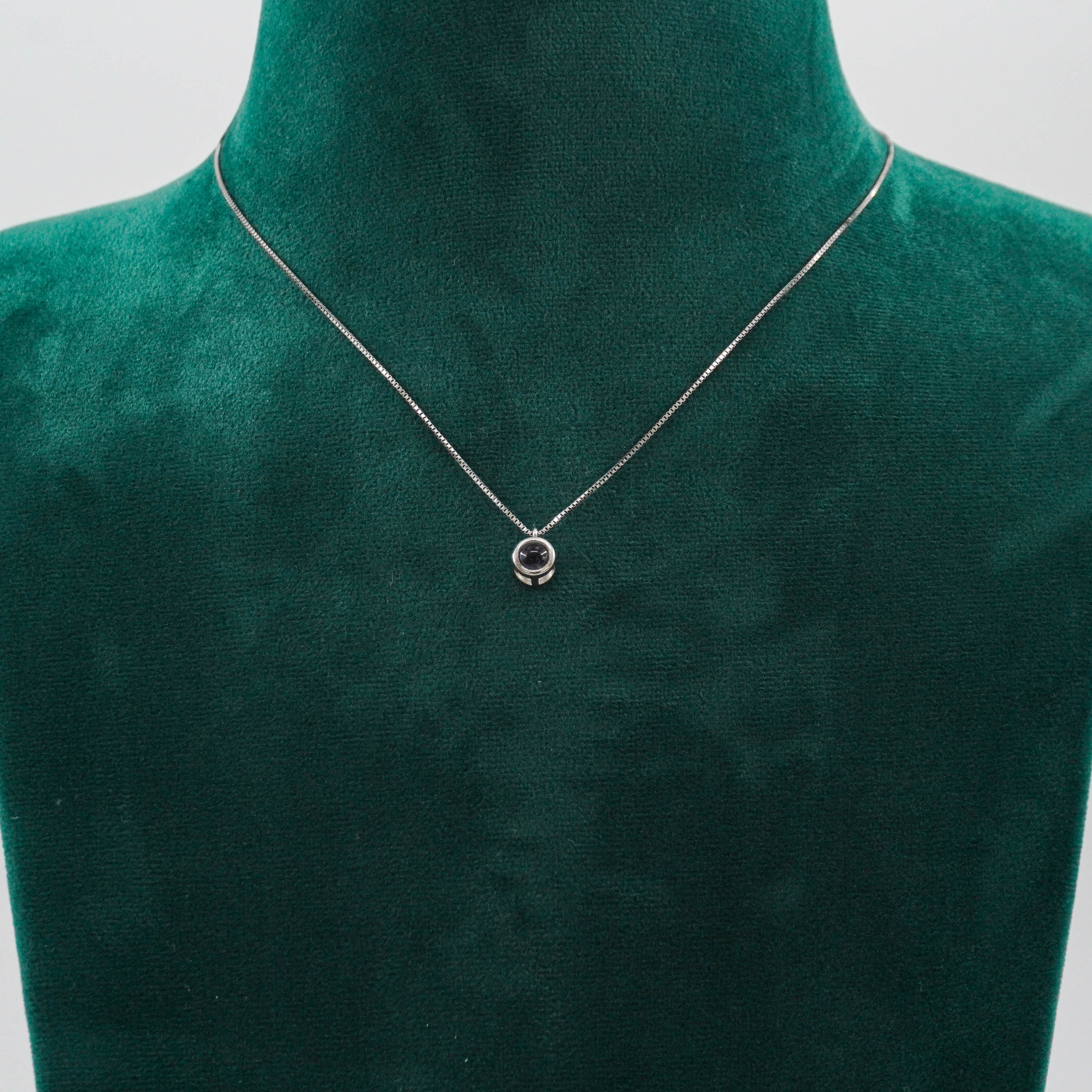 Raag Silver Jewellery Basheerbagh - Silver Onyx Pendant