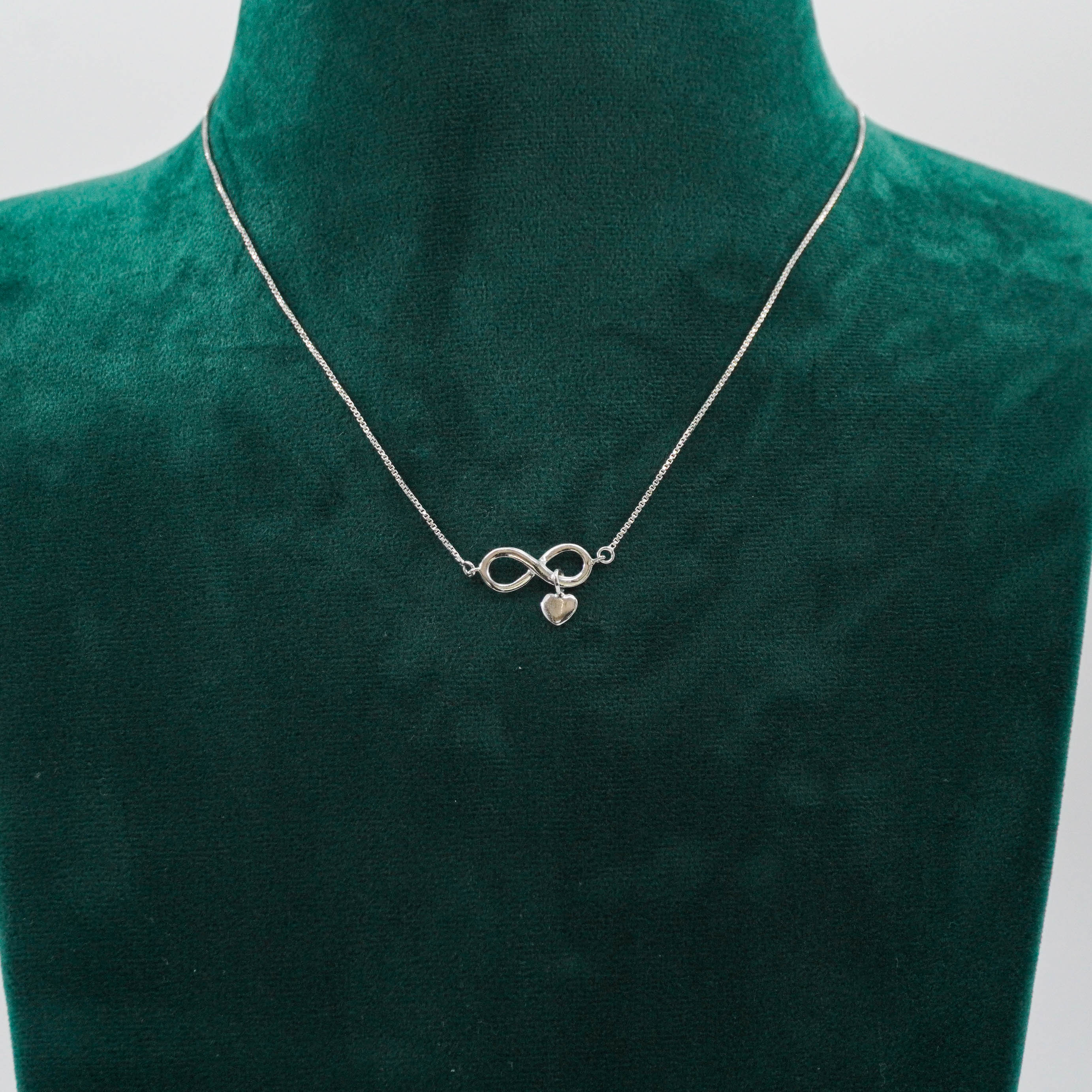 Raag Silver Jewellery Basheerbagh - Infinity Heart Chain