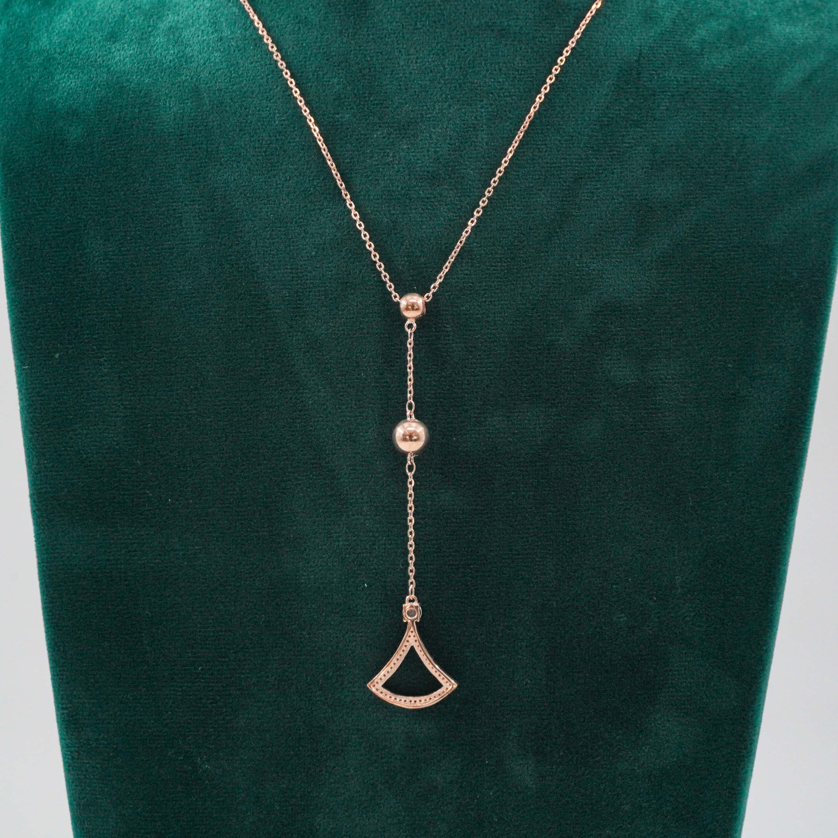 Raag Silver Jewellery Basheerbagh - Rose Gold Necklace