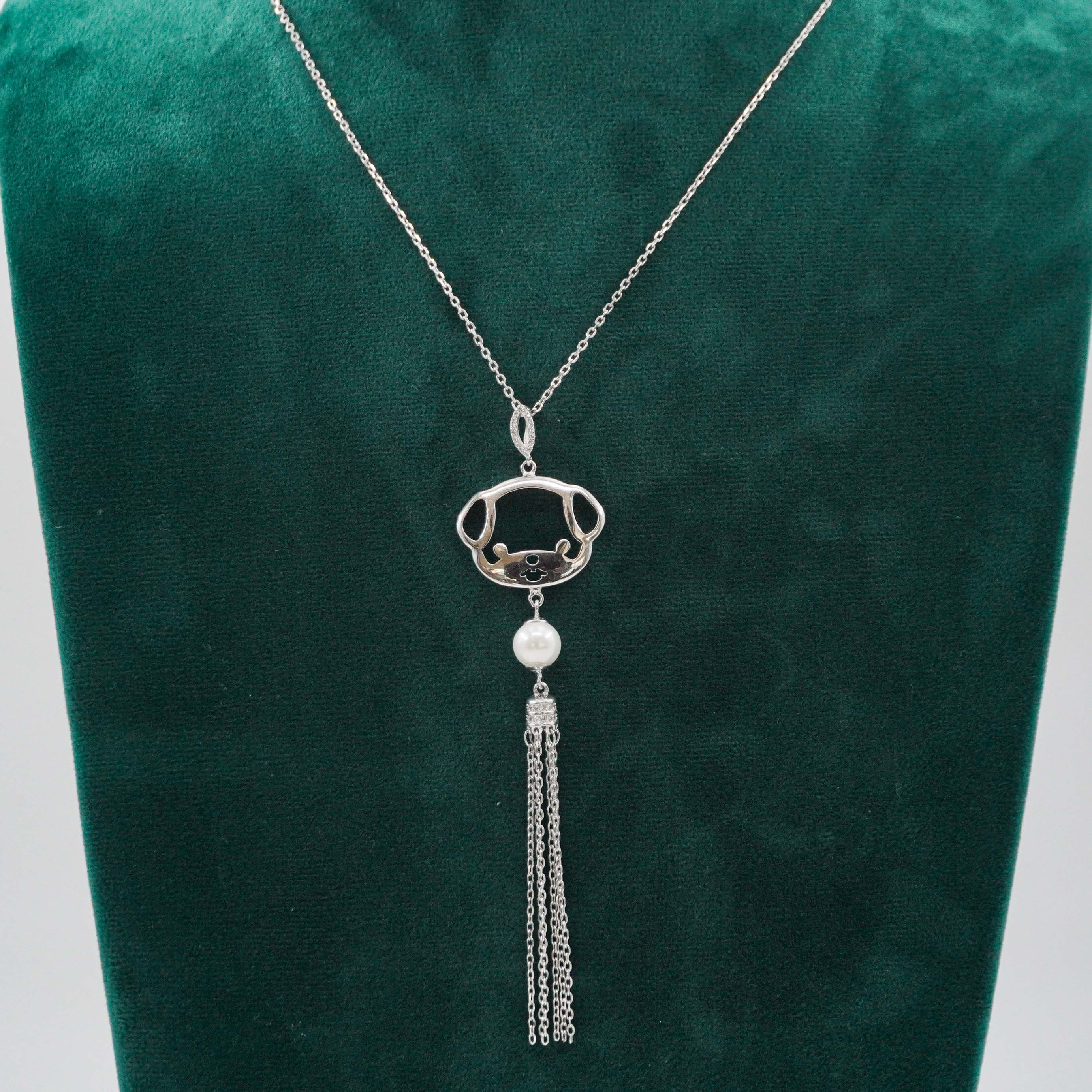 Raag Silver Jewellery Basheerbagh - Dog Pearl Pendant