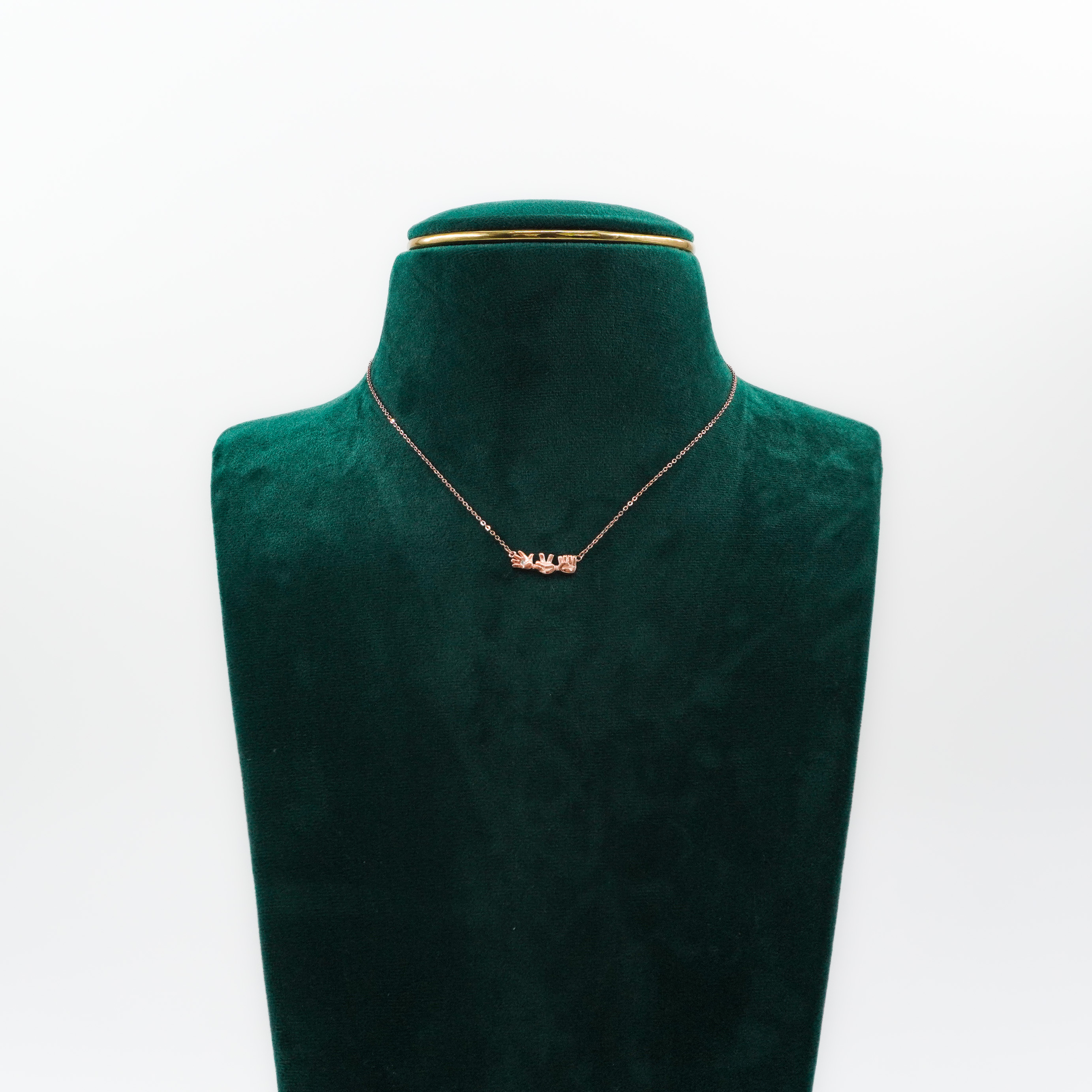 Raag Silver Jewellery Basheerbagh - Rose Gold Charm Pendant