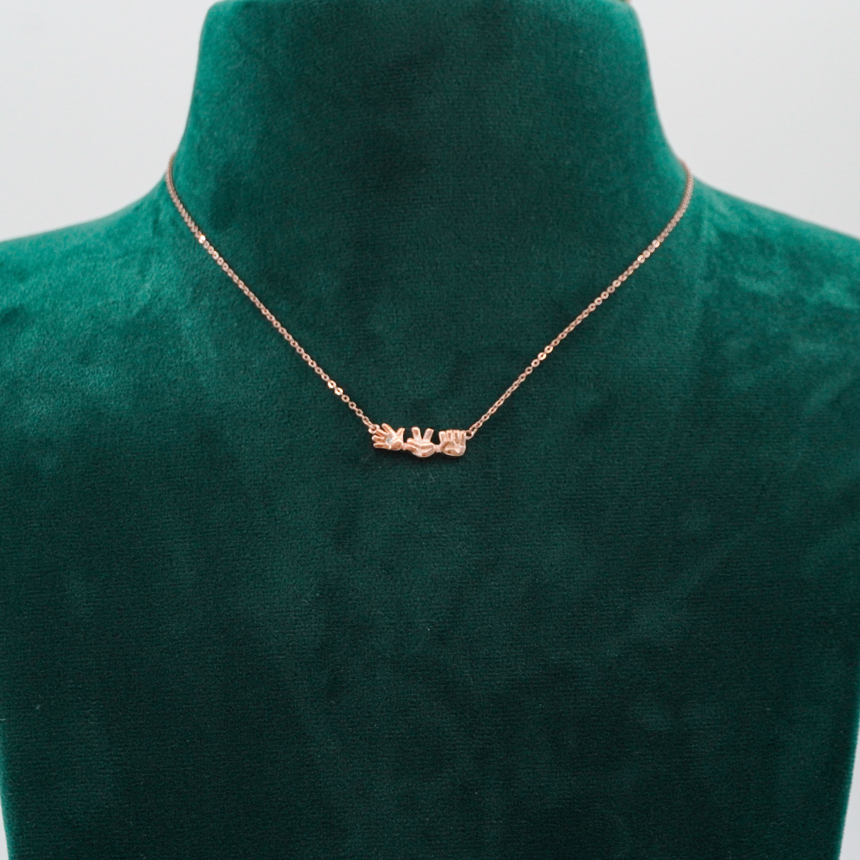 Raag Silver Jewellery Basheerbagh - Rose Gold Charm Pendant