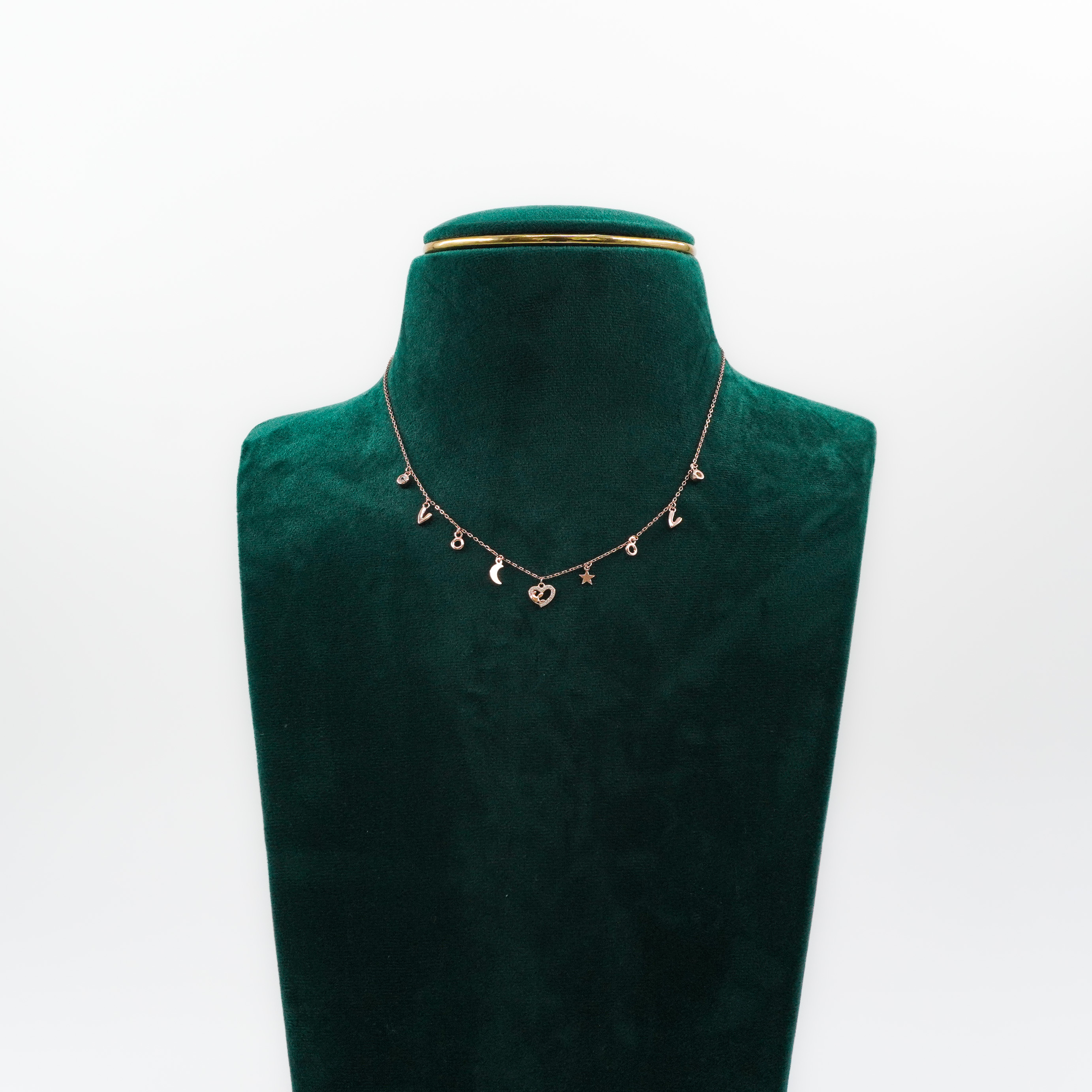 Raag Silver Jewellery Basheerbagh - Love Charm Necklace