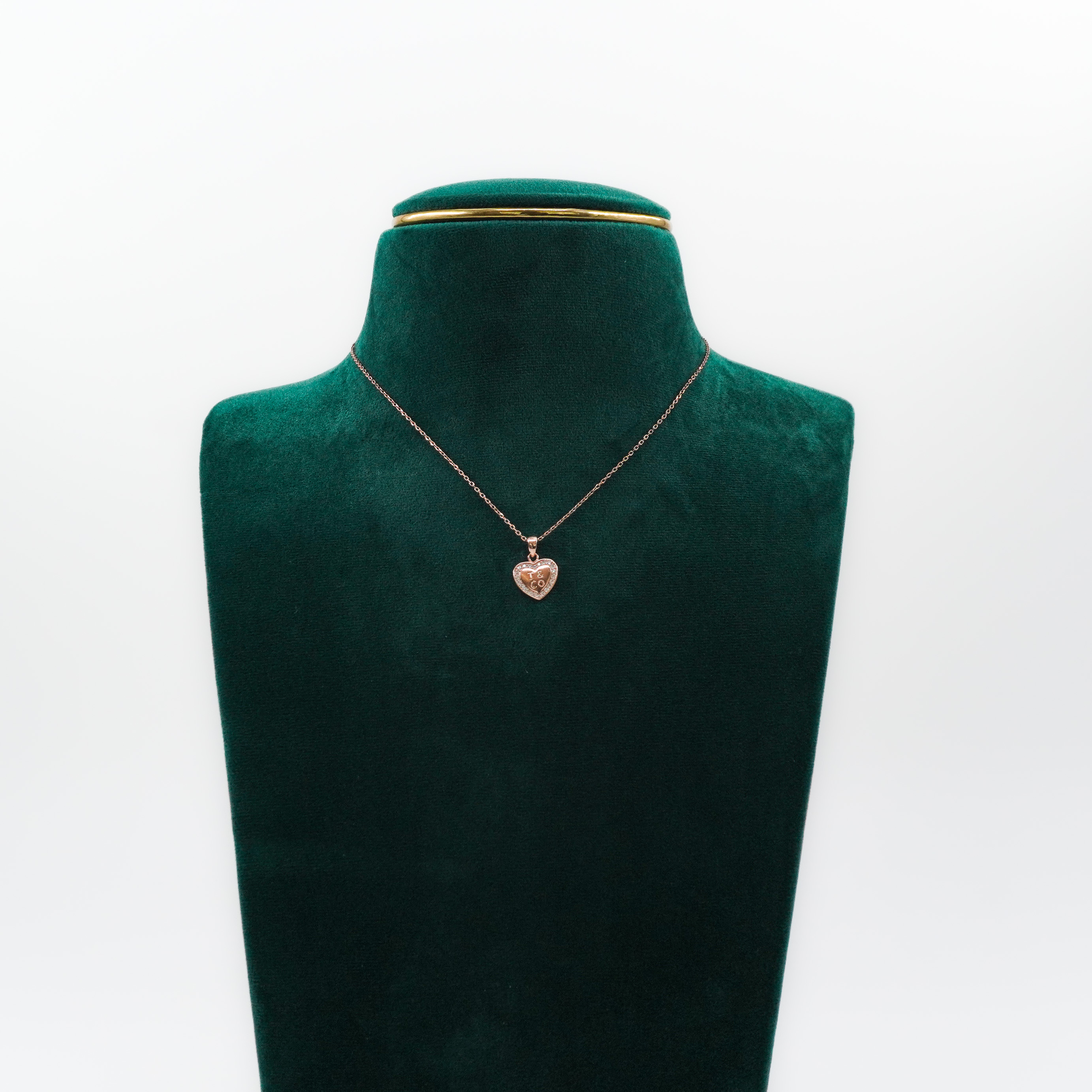 Raag Silver Jewellery Basheerbagh - Rose Gold Heart Pendant