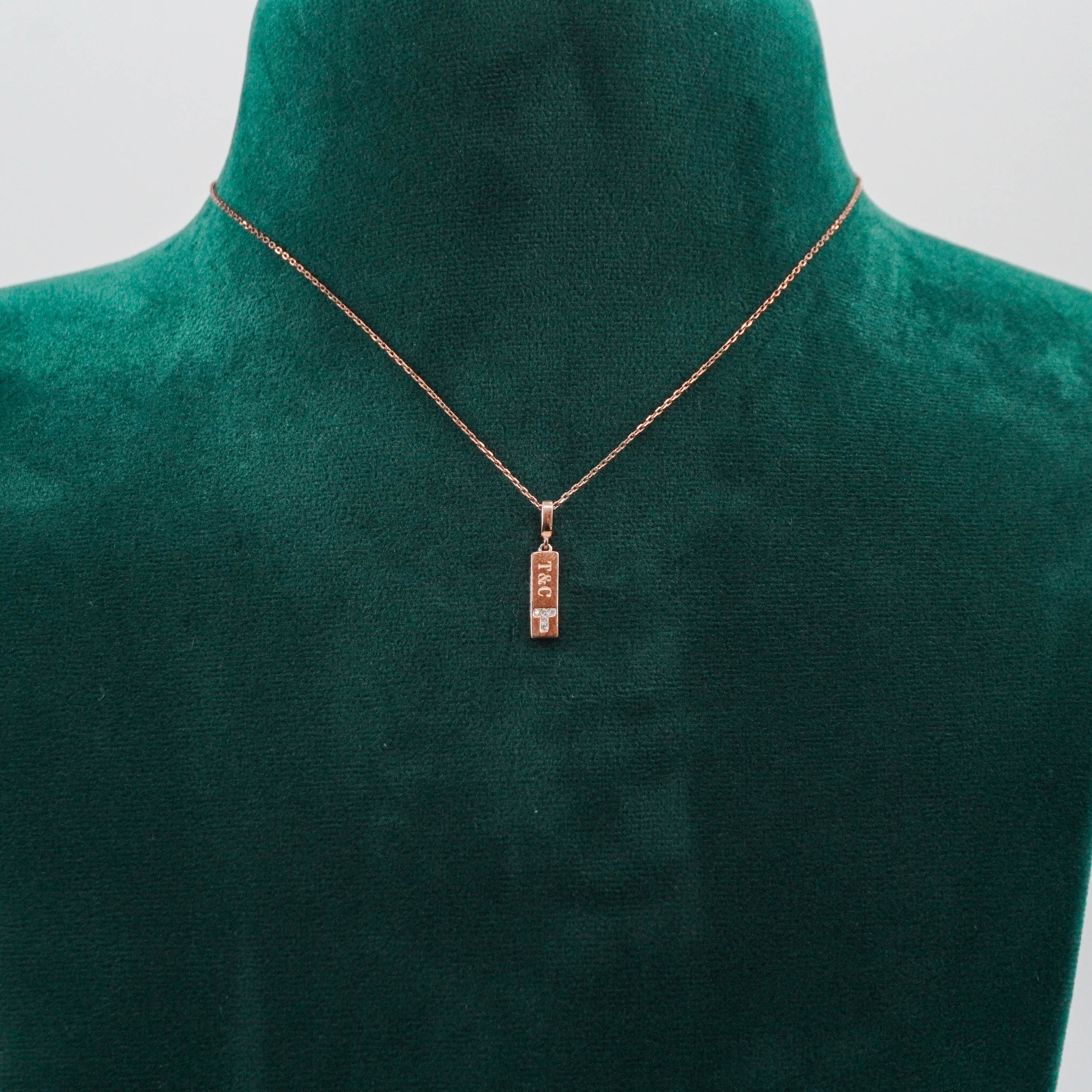 Raag Silver Jewellery Basheerbagh - Minimal Bar Pendant Necklace