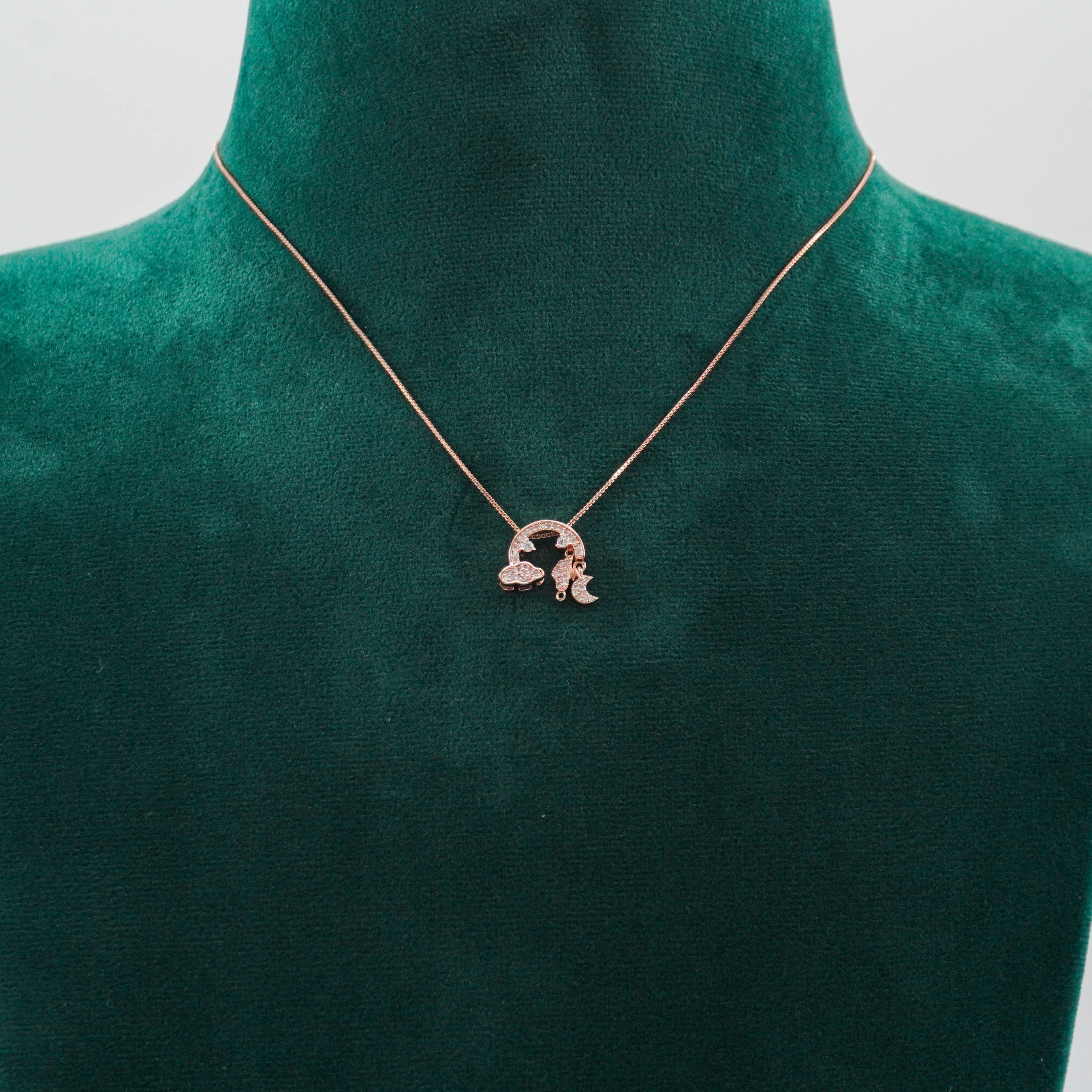 Raag Silver Jewellery Basheerbagh - Moon Cloud Pendant