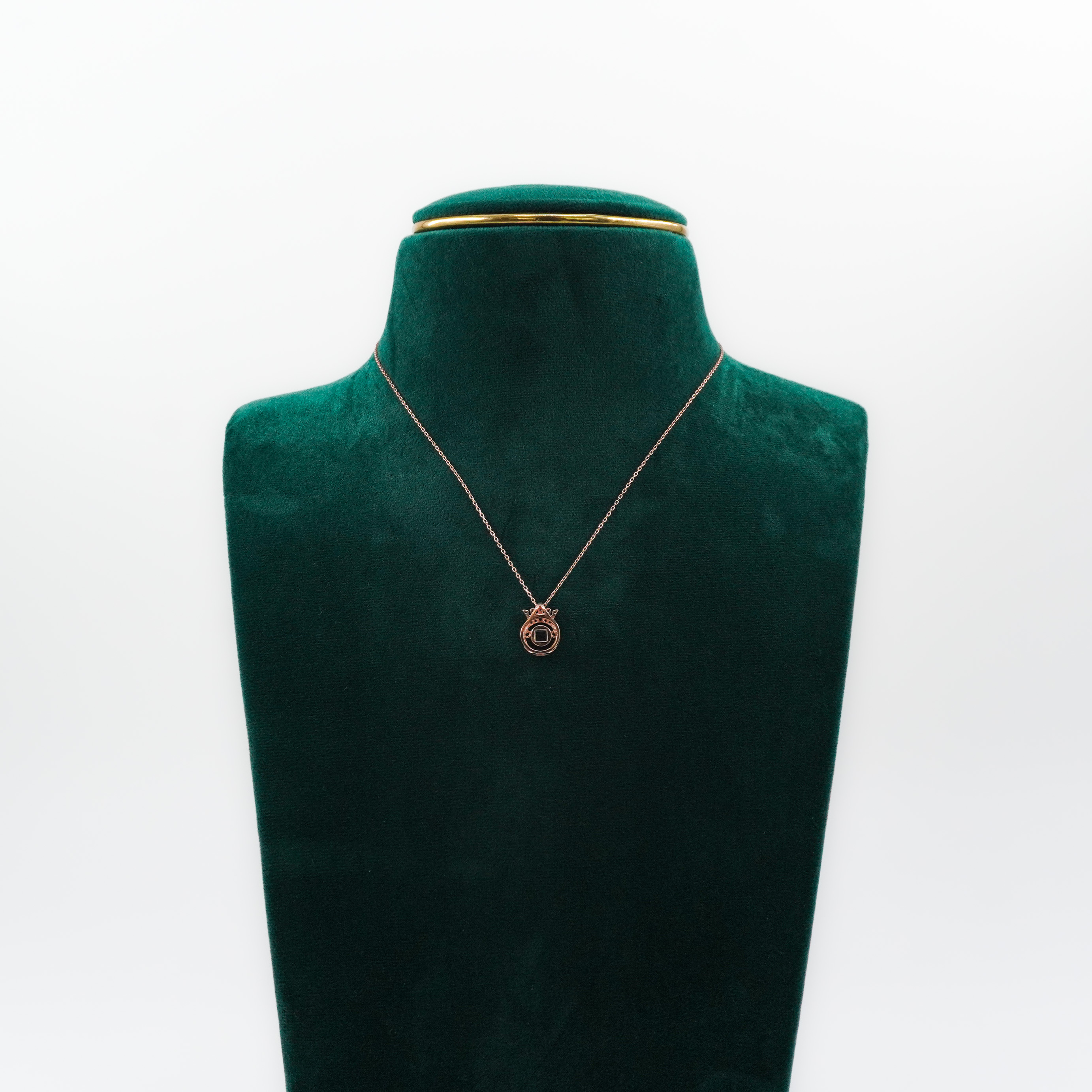 Raag Silver Jewellery Basheerbagh - Rose Gold Crown Pendant