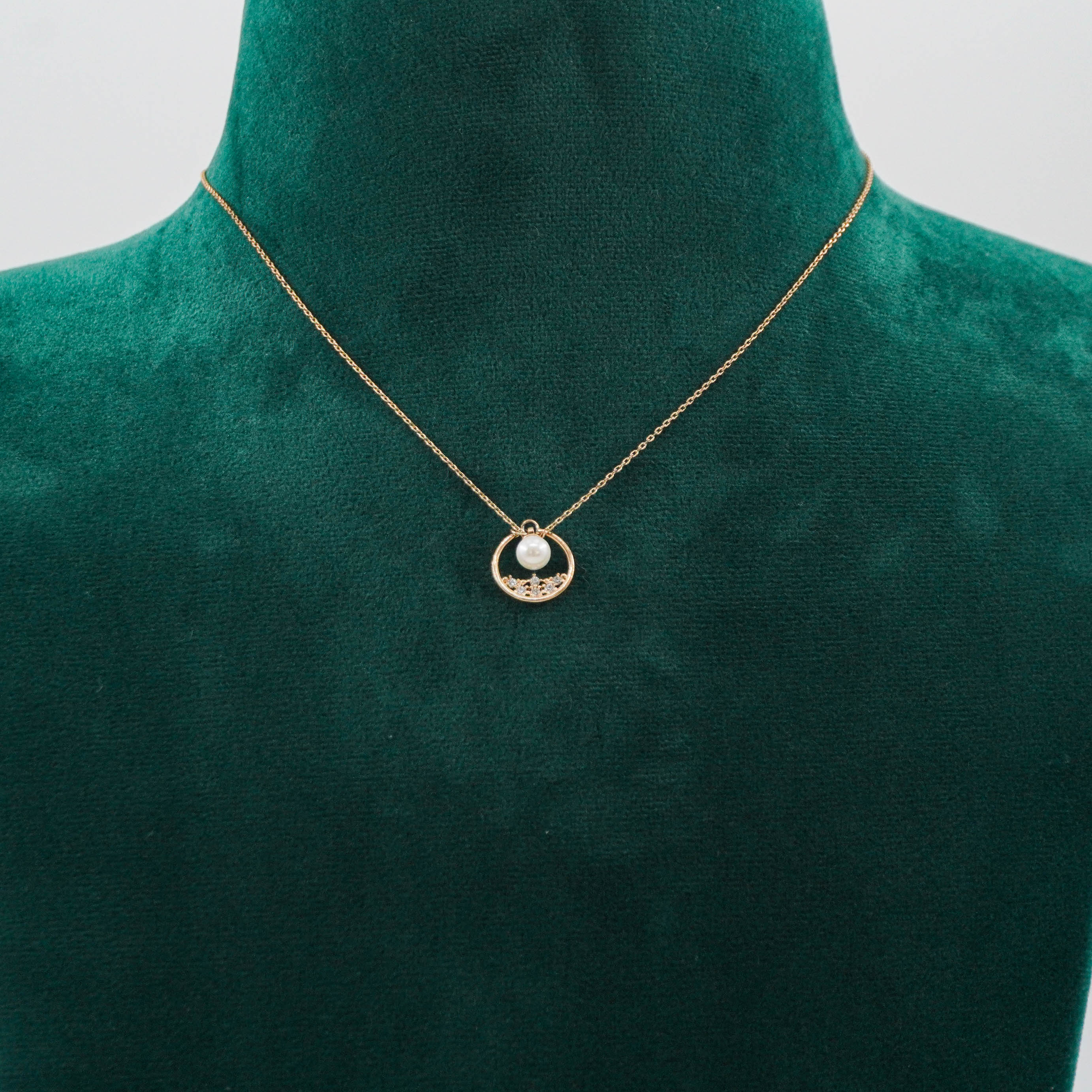 Raag Silver Jewellery Basheerbagh - Pearl Circle Pendant