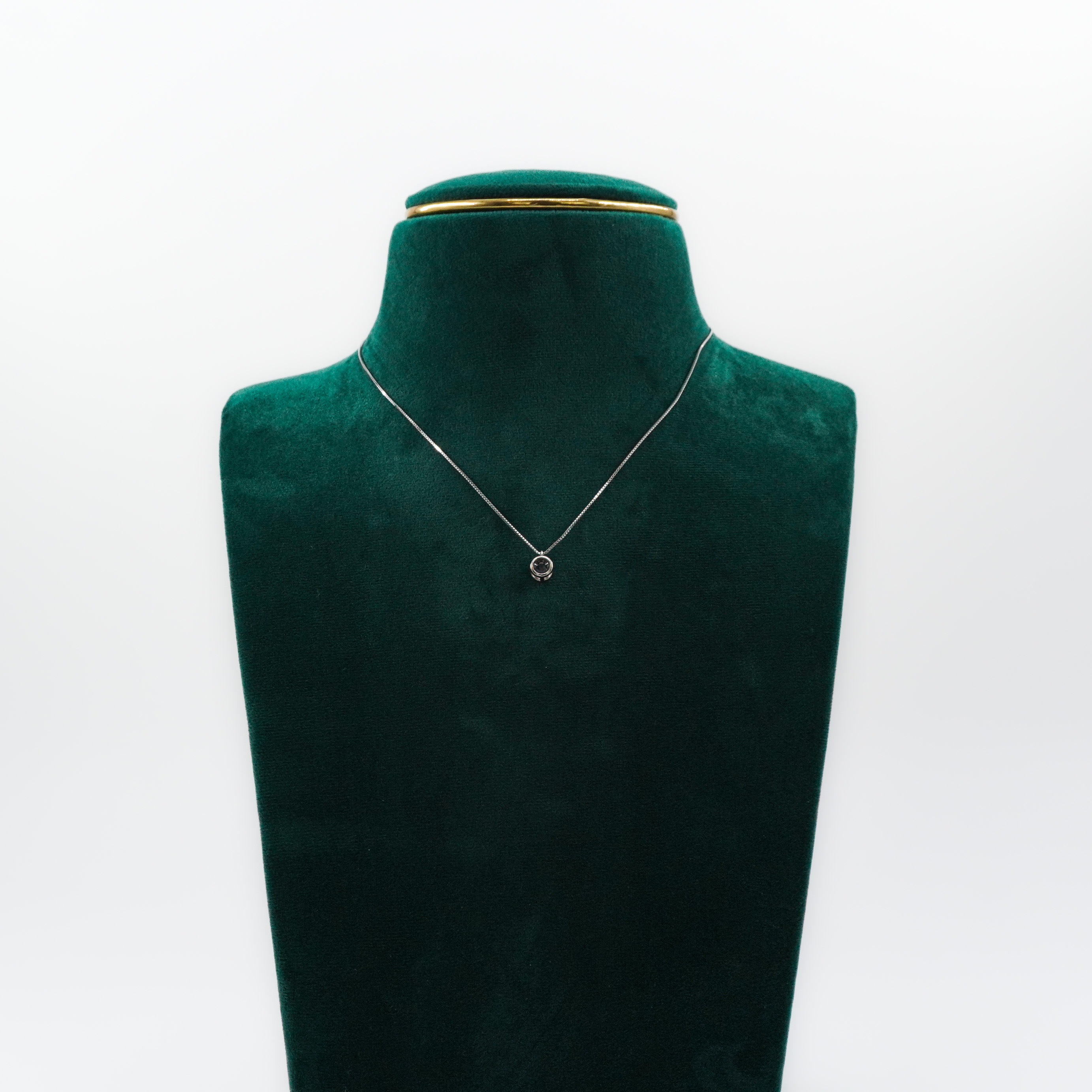Raag Silver Jewellery Basheerbagh - Minimalist Circle Pendant