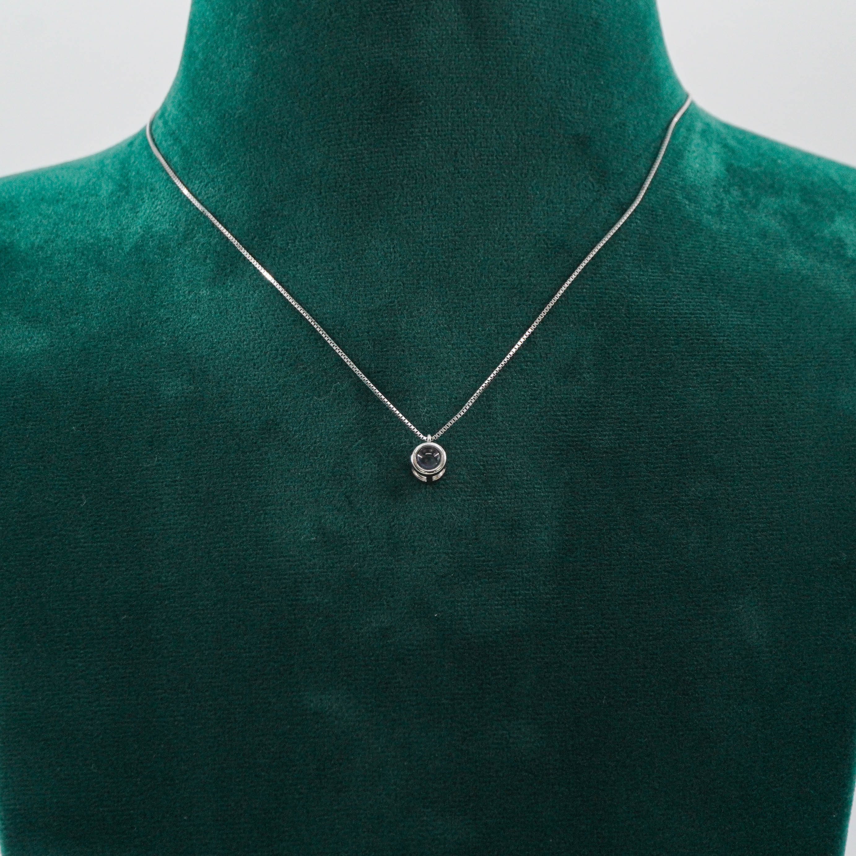 Raag Silver Jewellery Basheerbagh - Minimalist Circle Pendant