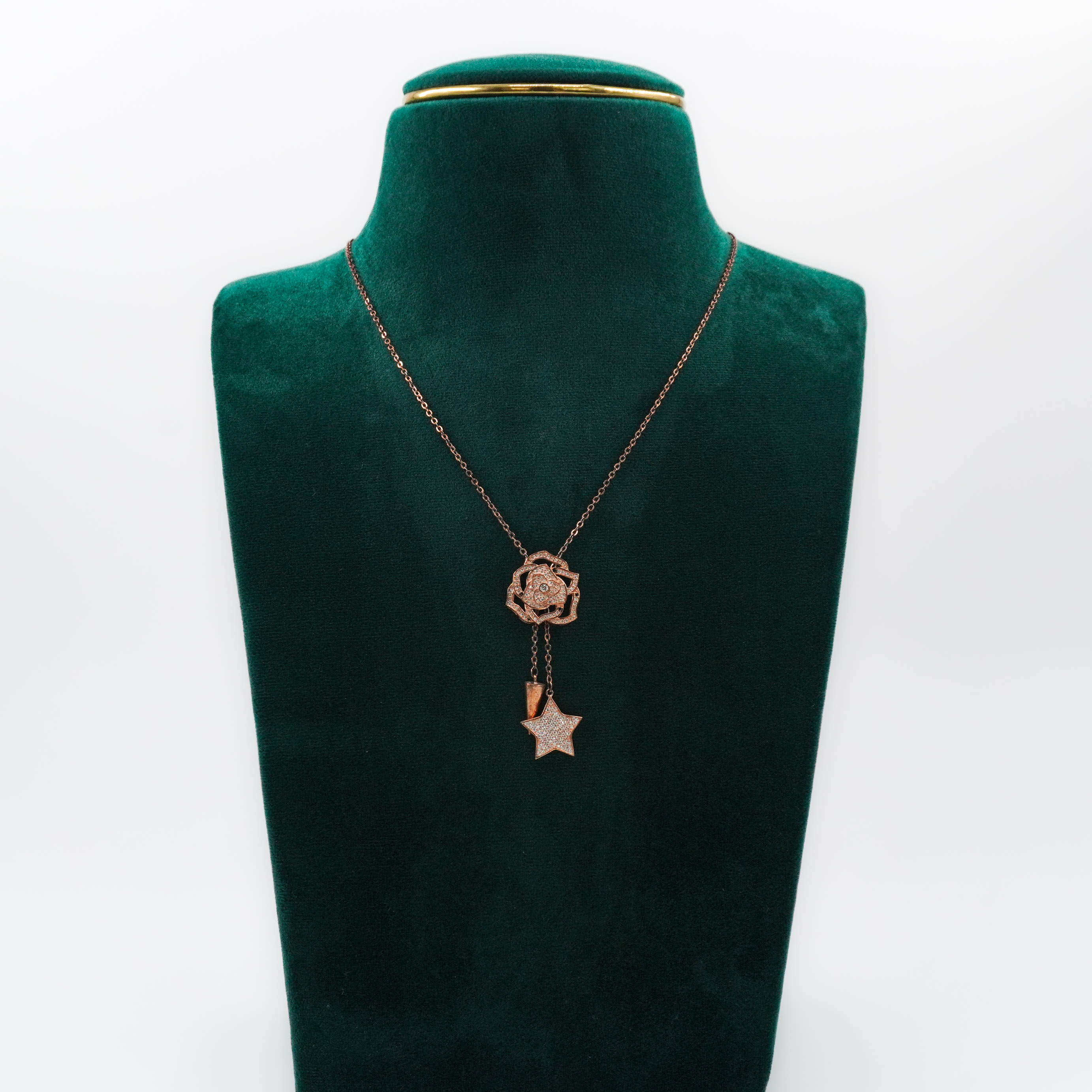Raag Silver Jewellery Basheerbagh - Rose Star Pendant