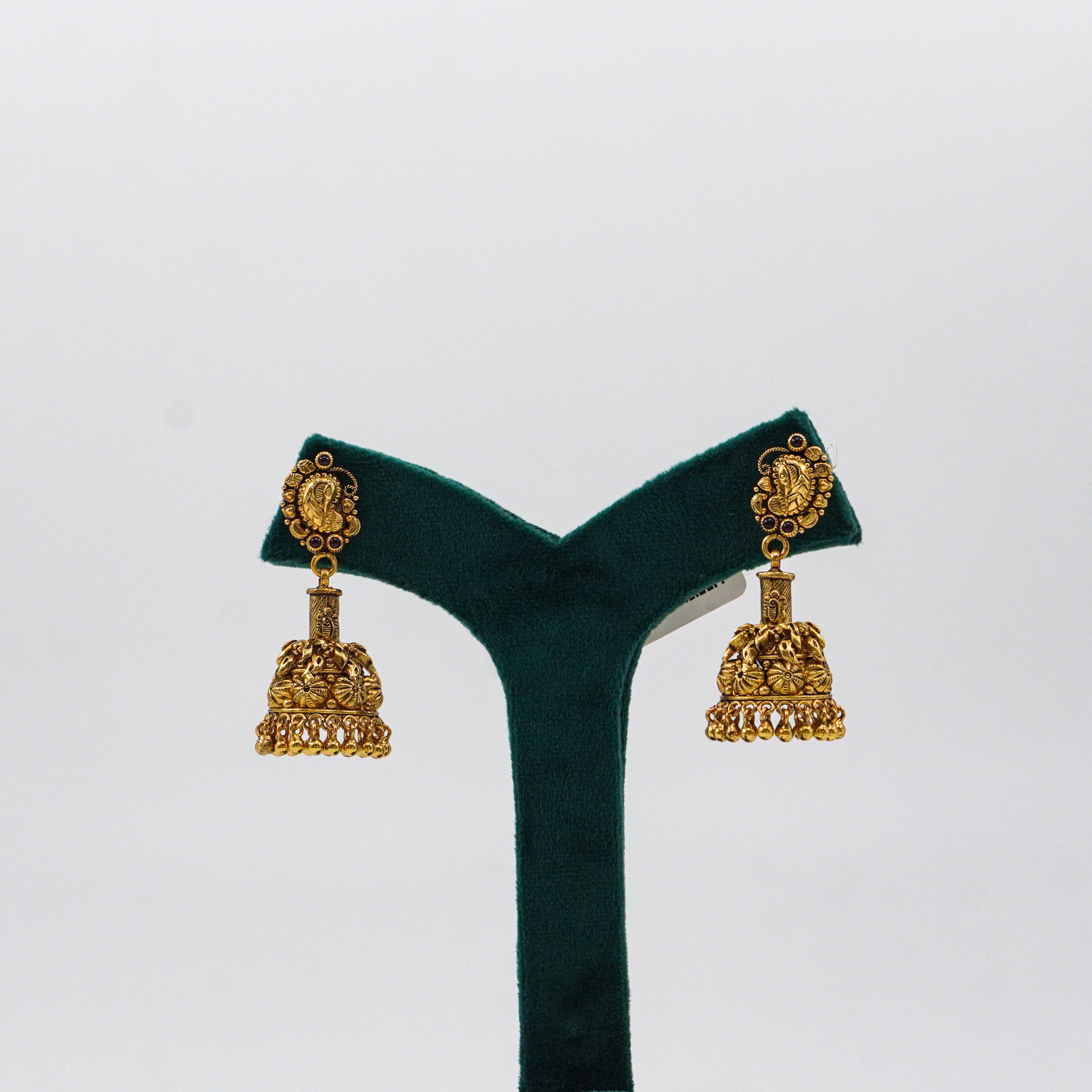 Raag Silver Jewellery Basheerbagh - Antique Temple Jhumkas