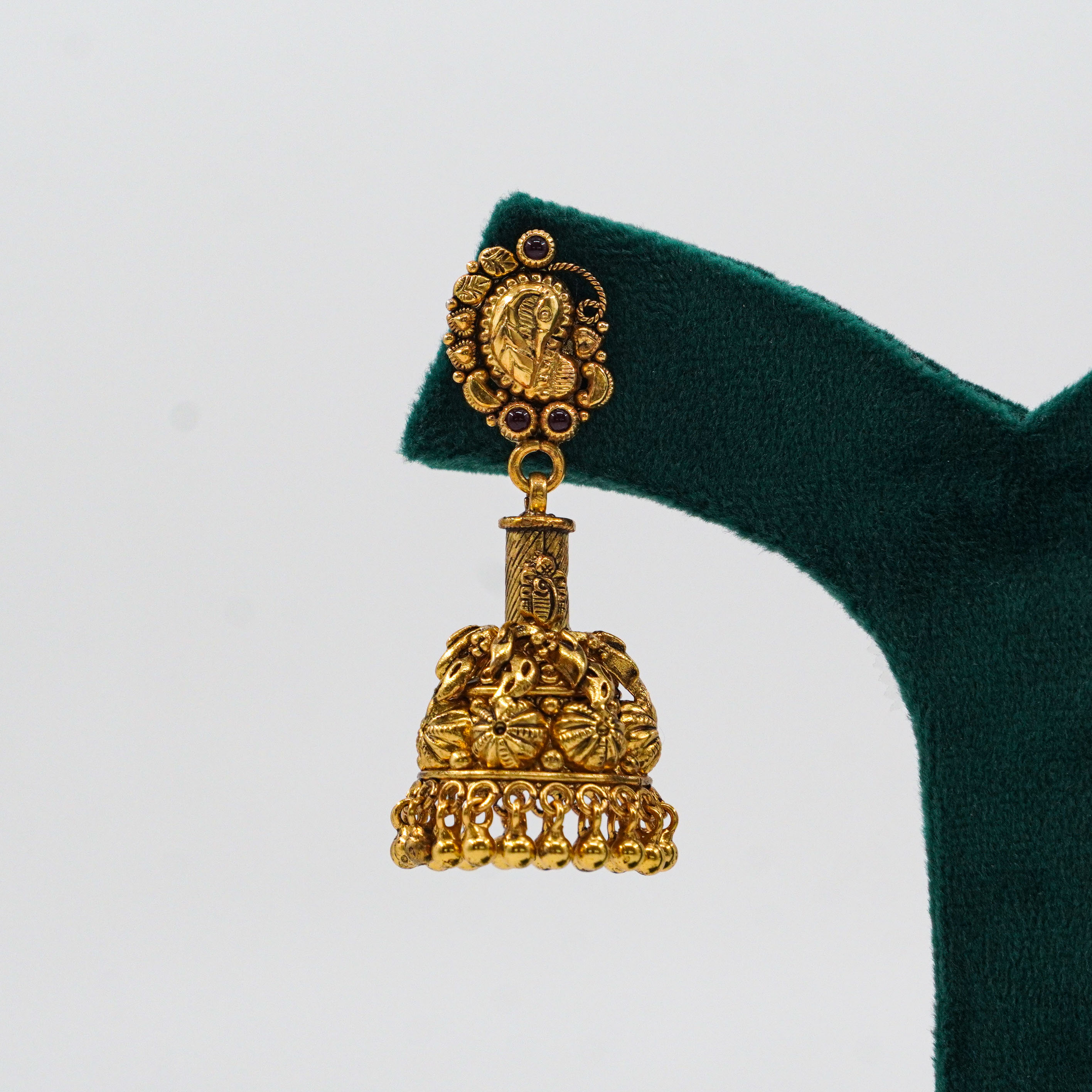 Raag Silver Jewellery Basheerbagh - Antique Temple Jhumkas