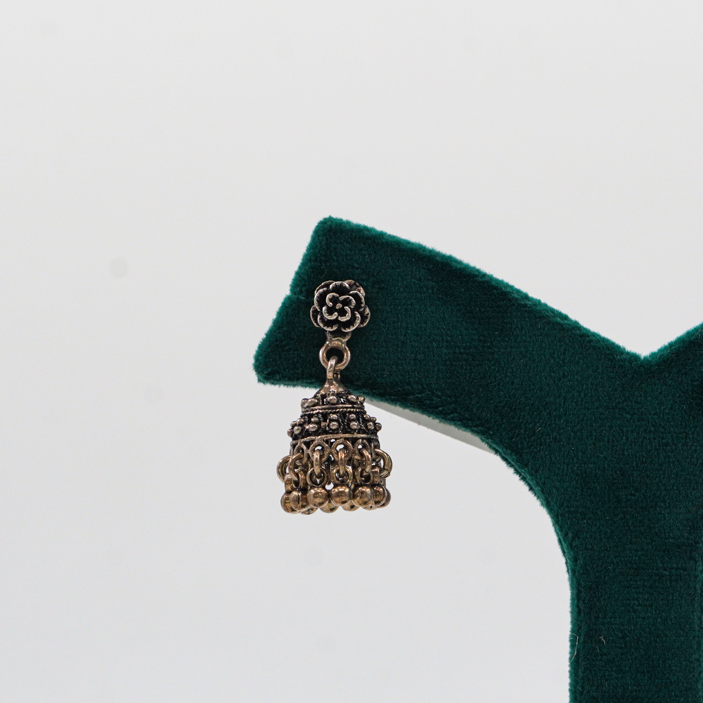 Raag Silver Jewellery Basheerbagh - Antique Gold Jhumkas