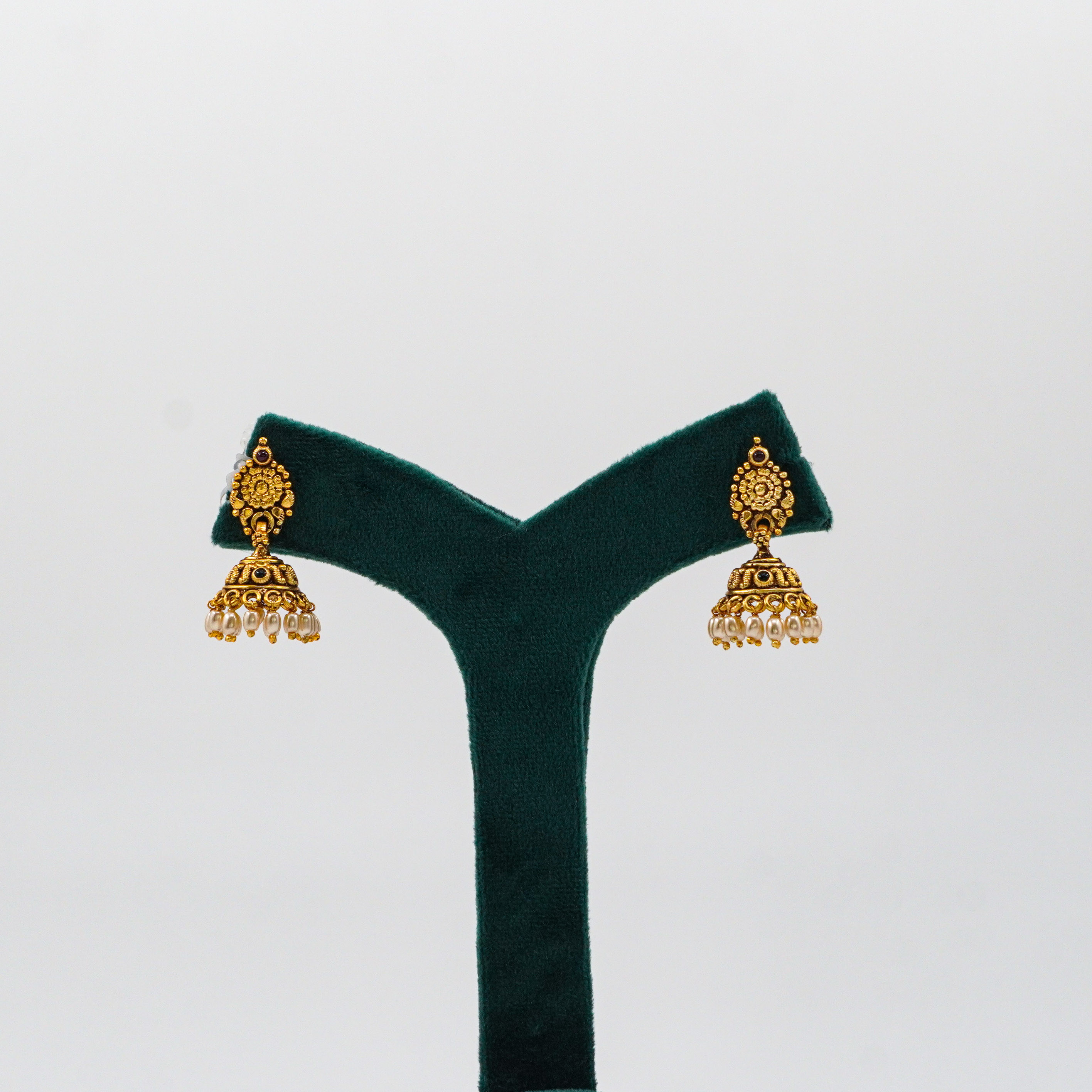 Raag Silver Jewellery Basheerbagh - Traditional Pearl Jhumkas