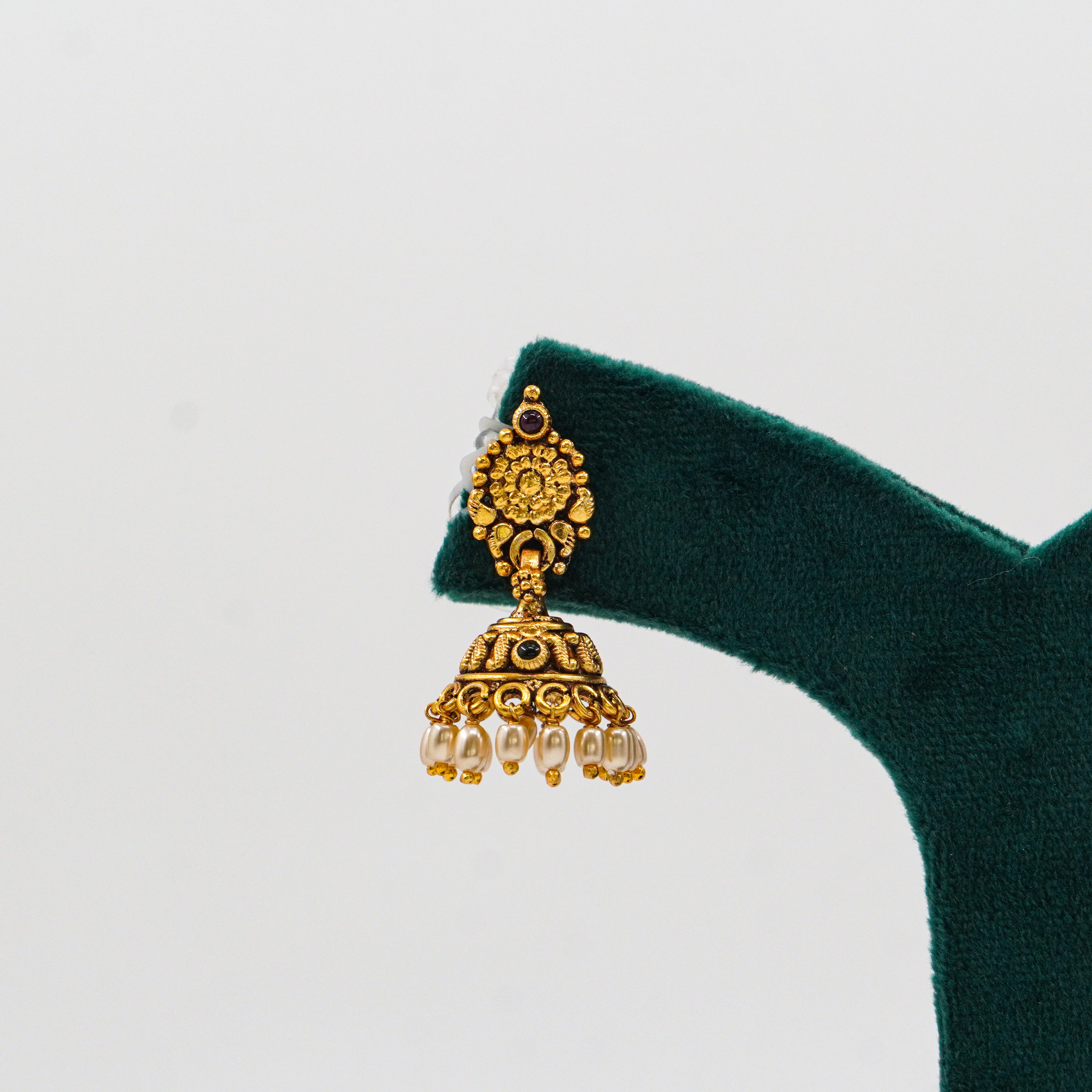 Raag Silver Jewellery Basheerbagh - Traditional Pearl Jhumkas