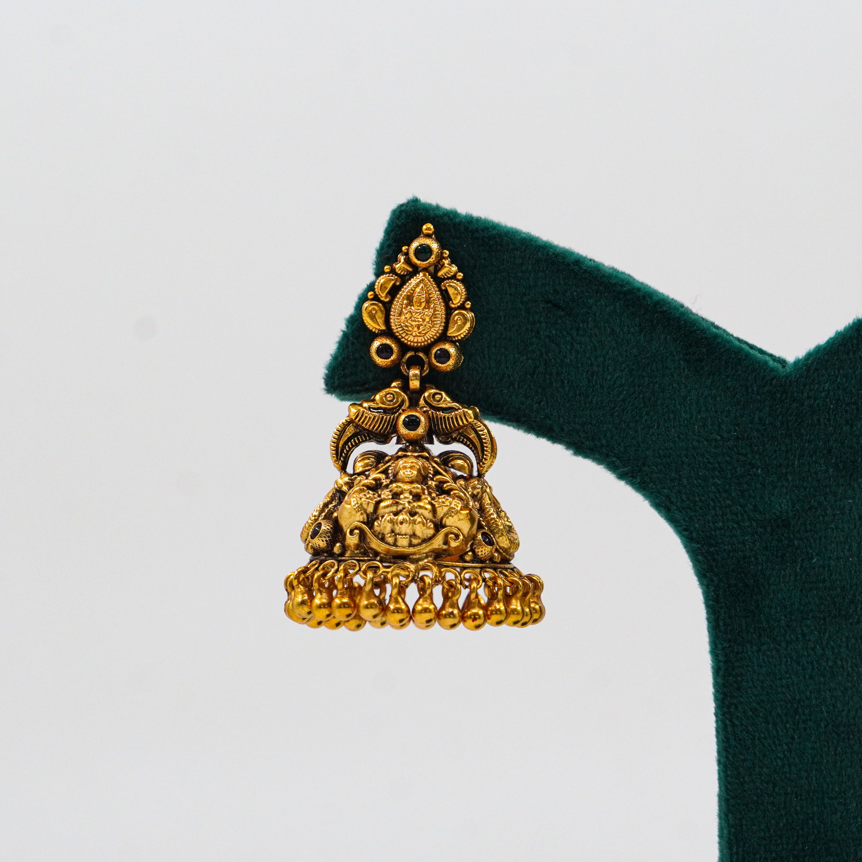 Raag Silver Jewellery Basheerbagh - Gold Polish Jhumkas