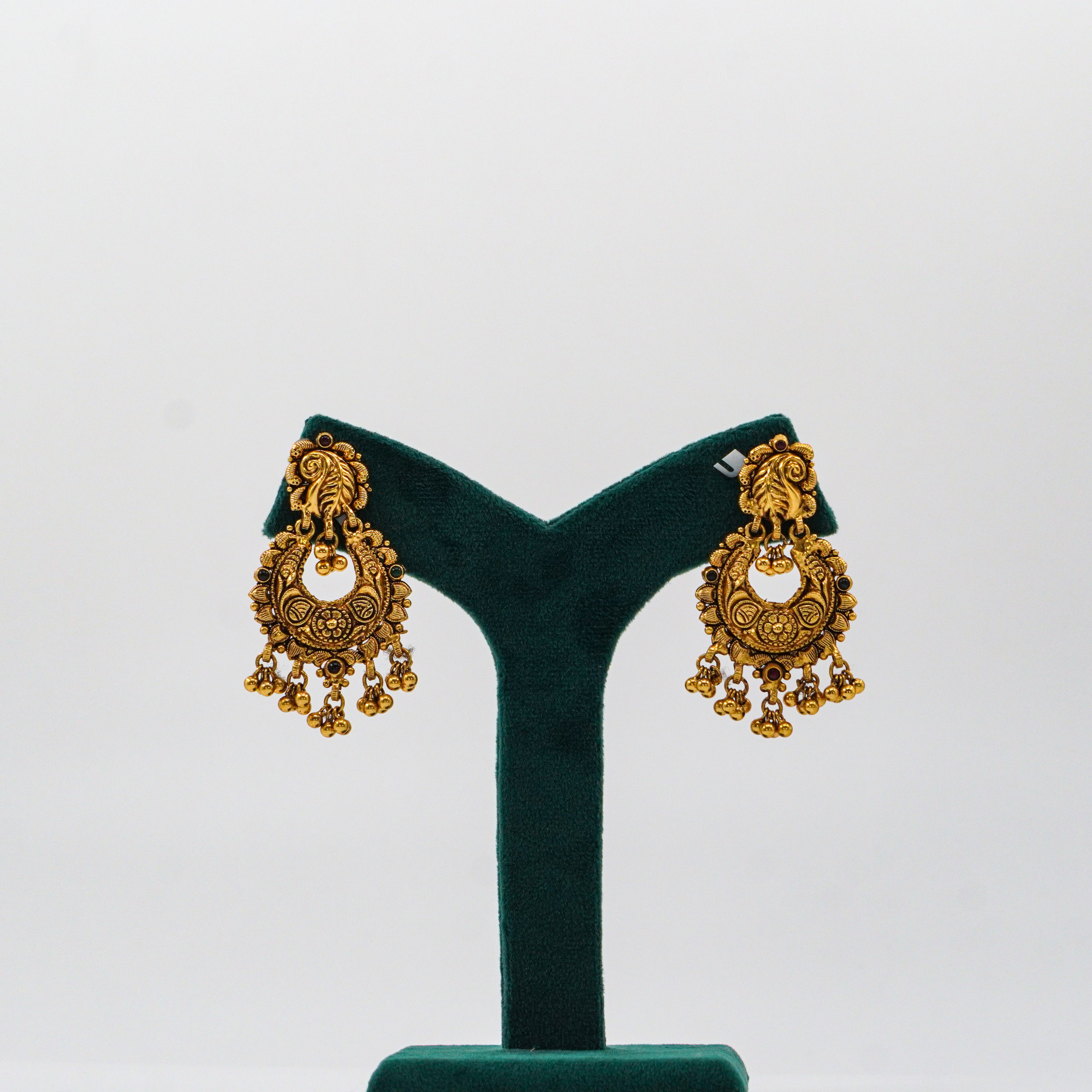 Raag Silver Jewellery Basheerbagh - Antique Gold Polish Jhumkas