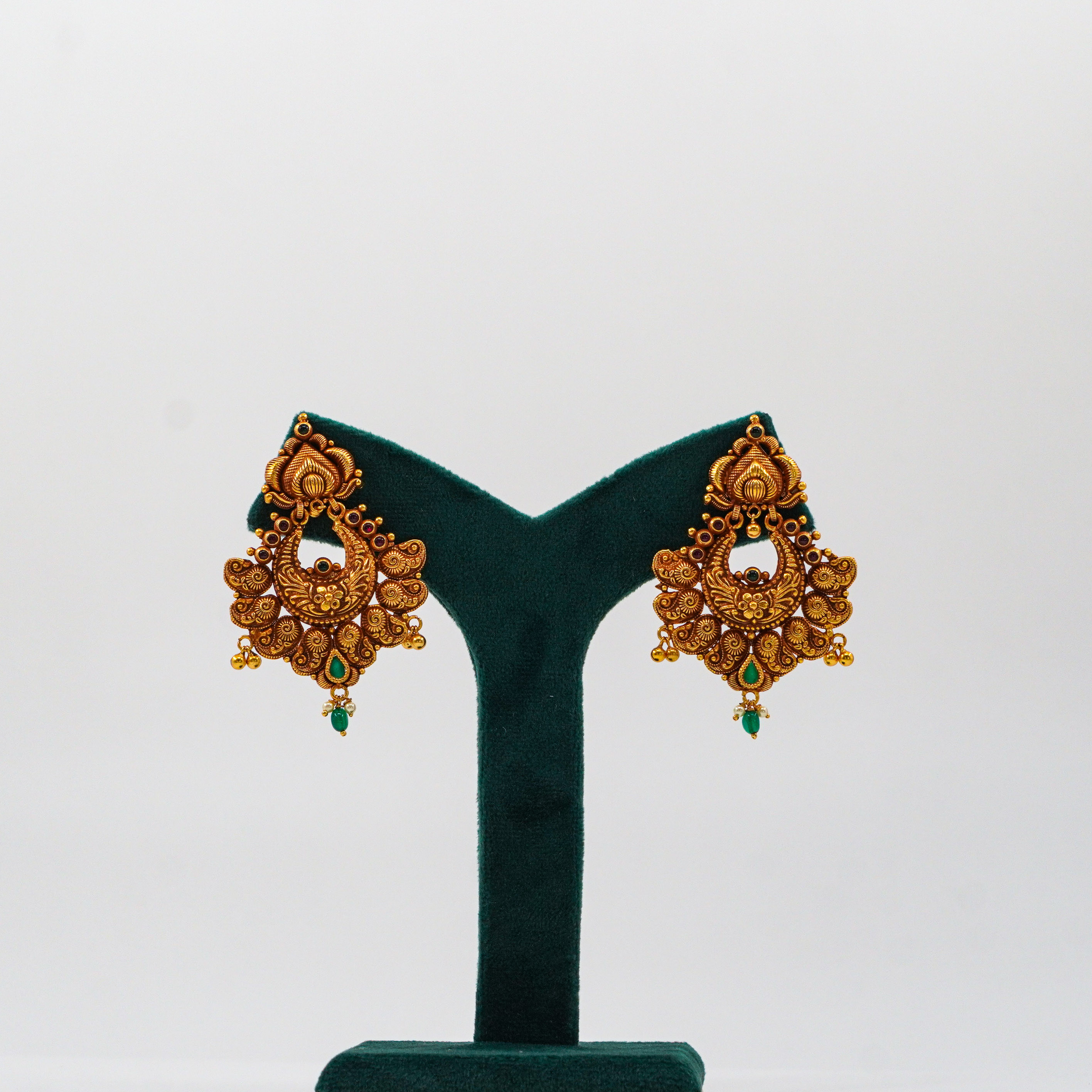 Raag Silver Jewellery Basheerbagh - Antique Gold Jhumkas