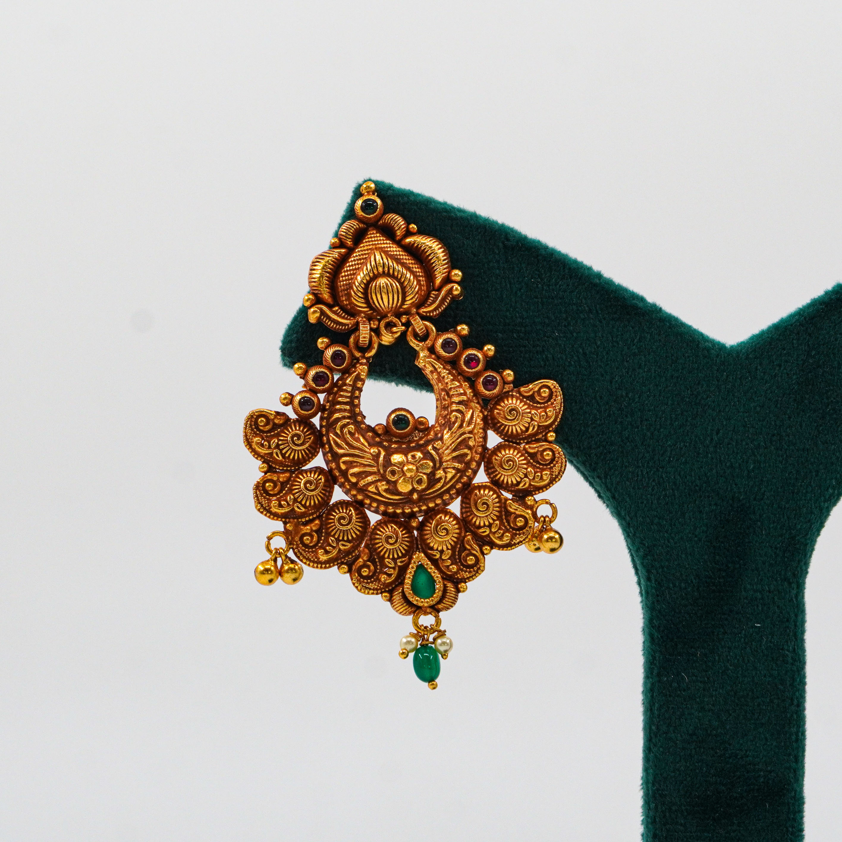 Raag Silver Jewellery Basheerbagh - Antique Gold Jhumkas