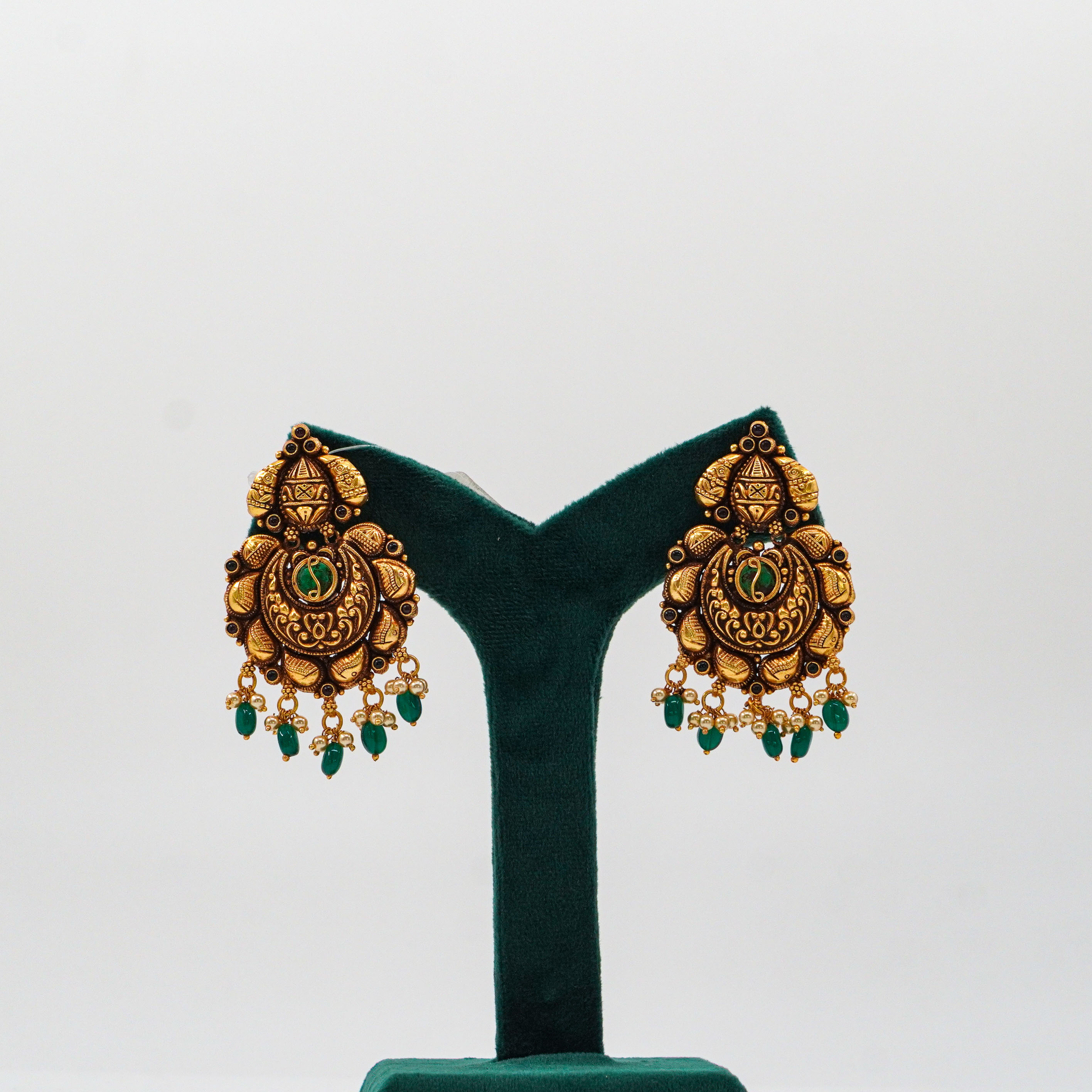 Raag Silver Jewellery Basheerbagh - Gold Polish Jhumkas