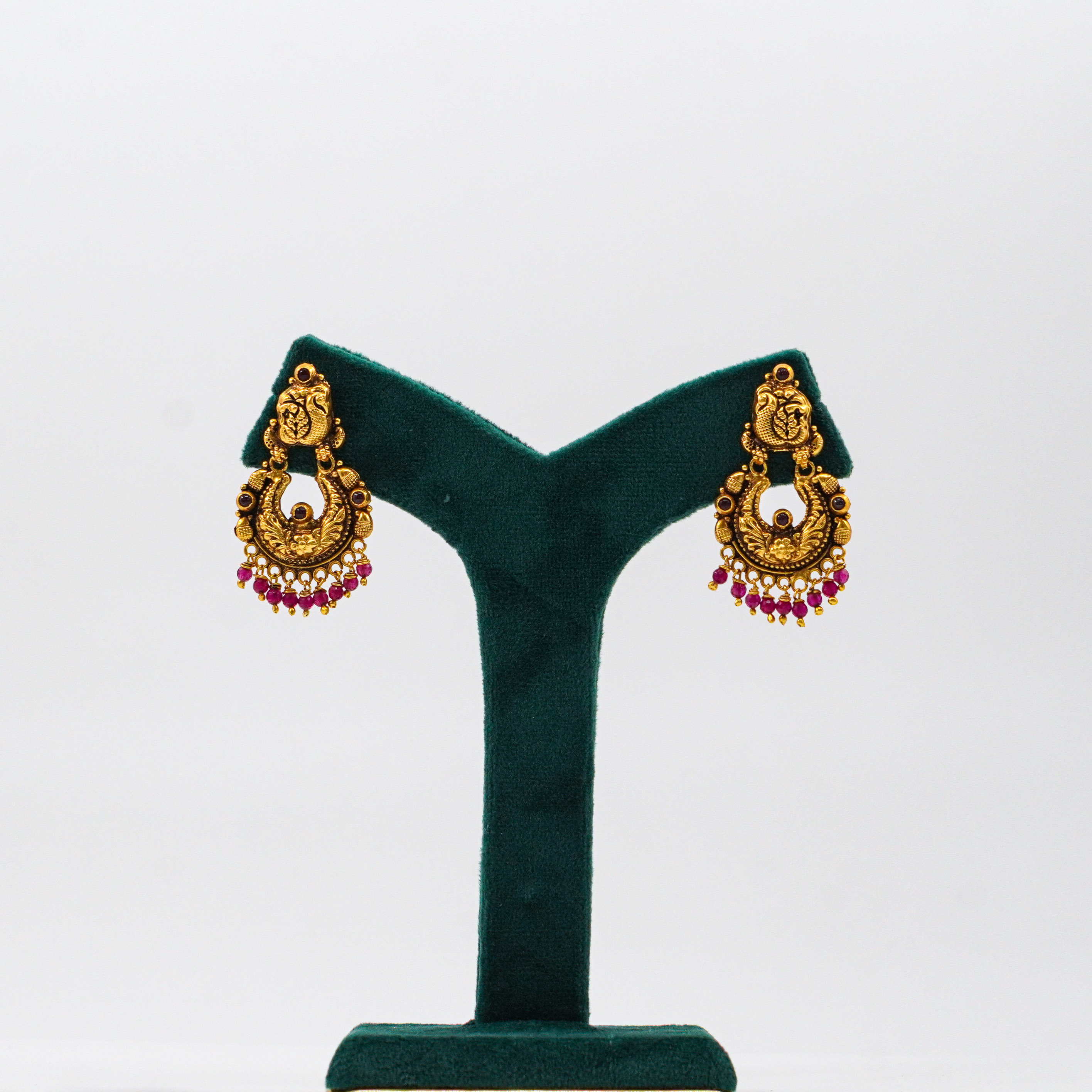 Antique Peacock Earrings
