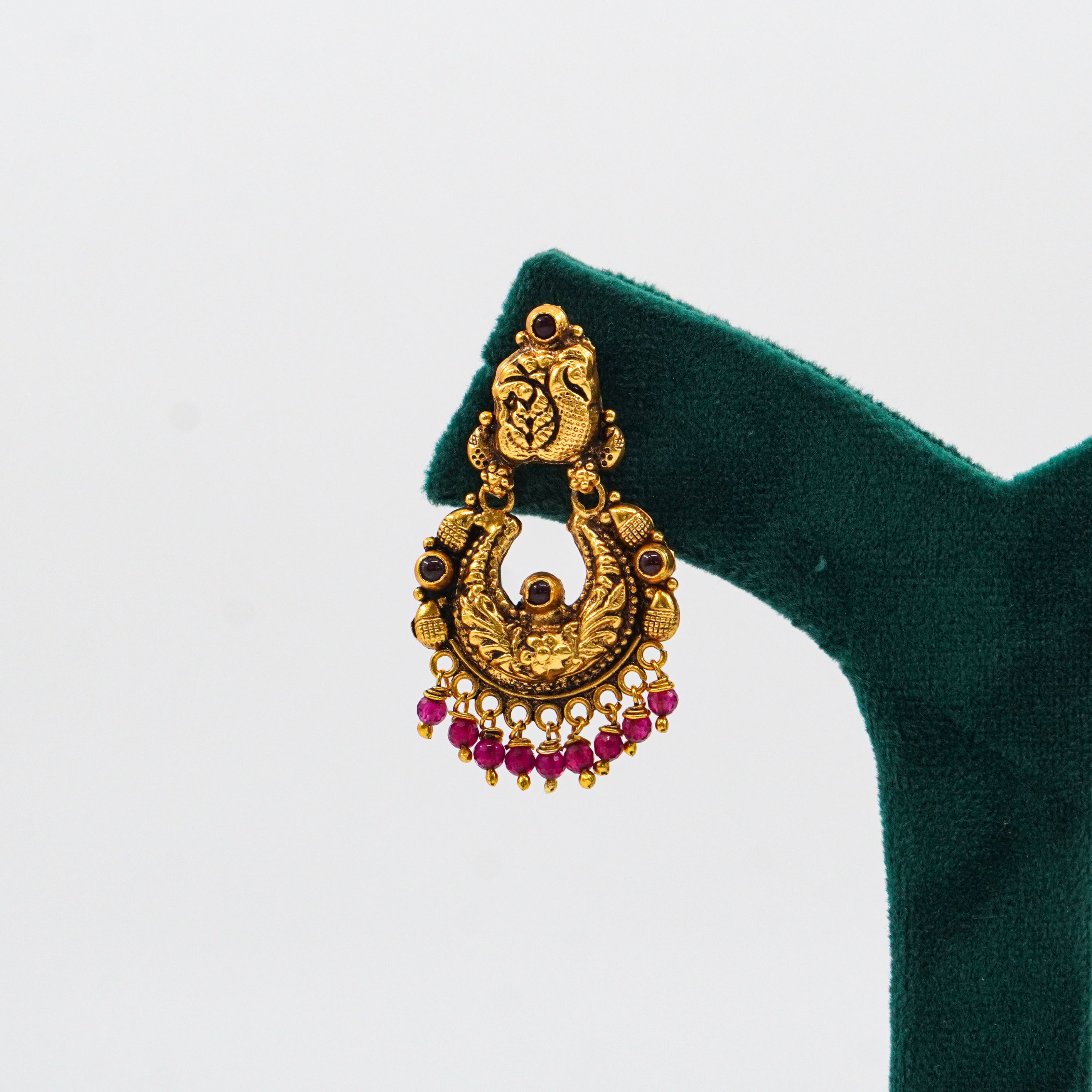 Antique Peacock Earrings