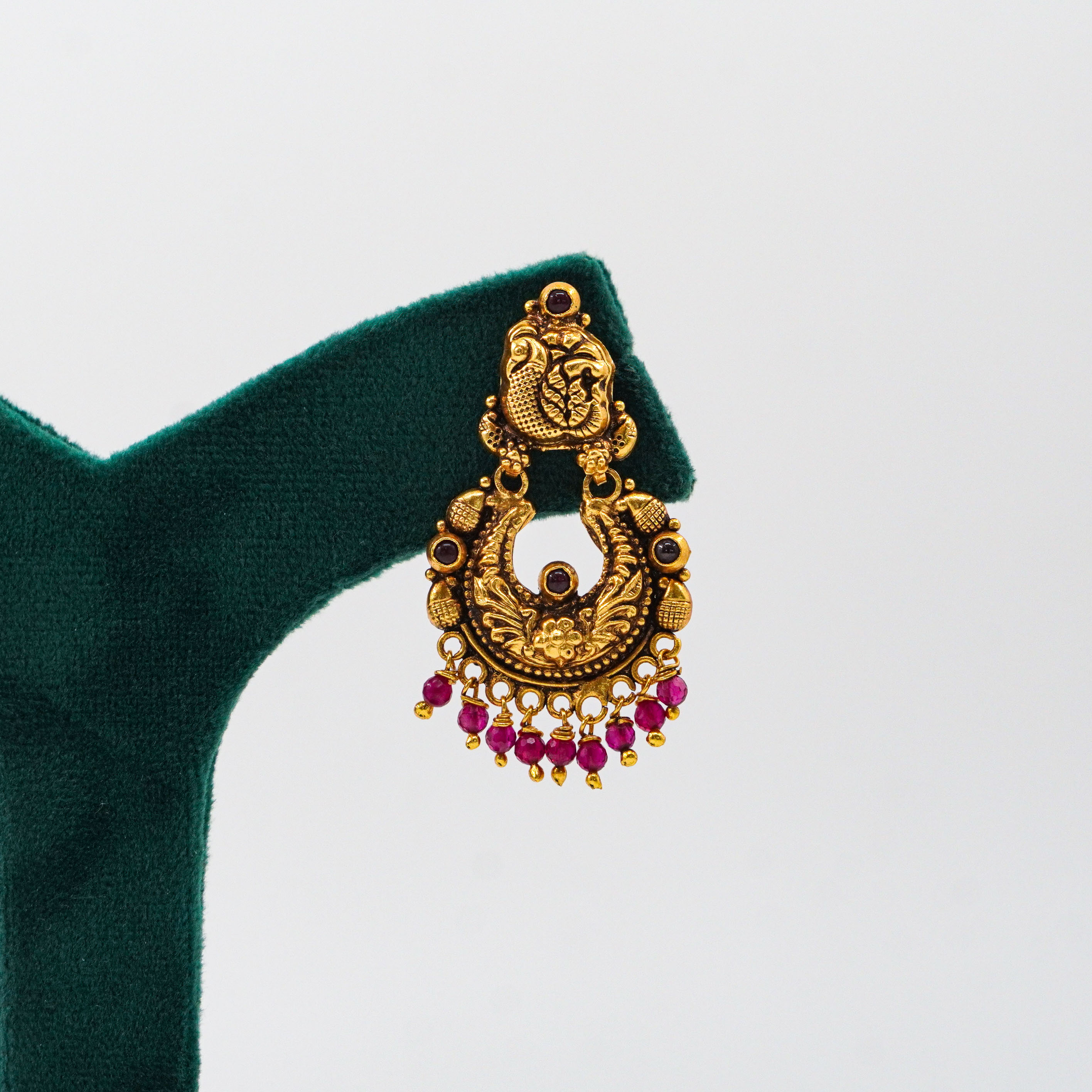Antique Peacock Earrings