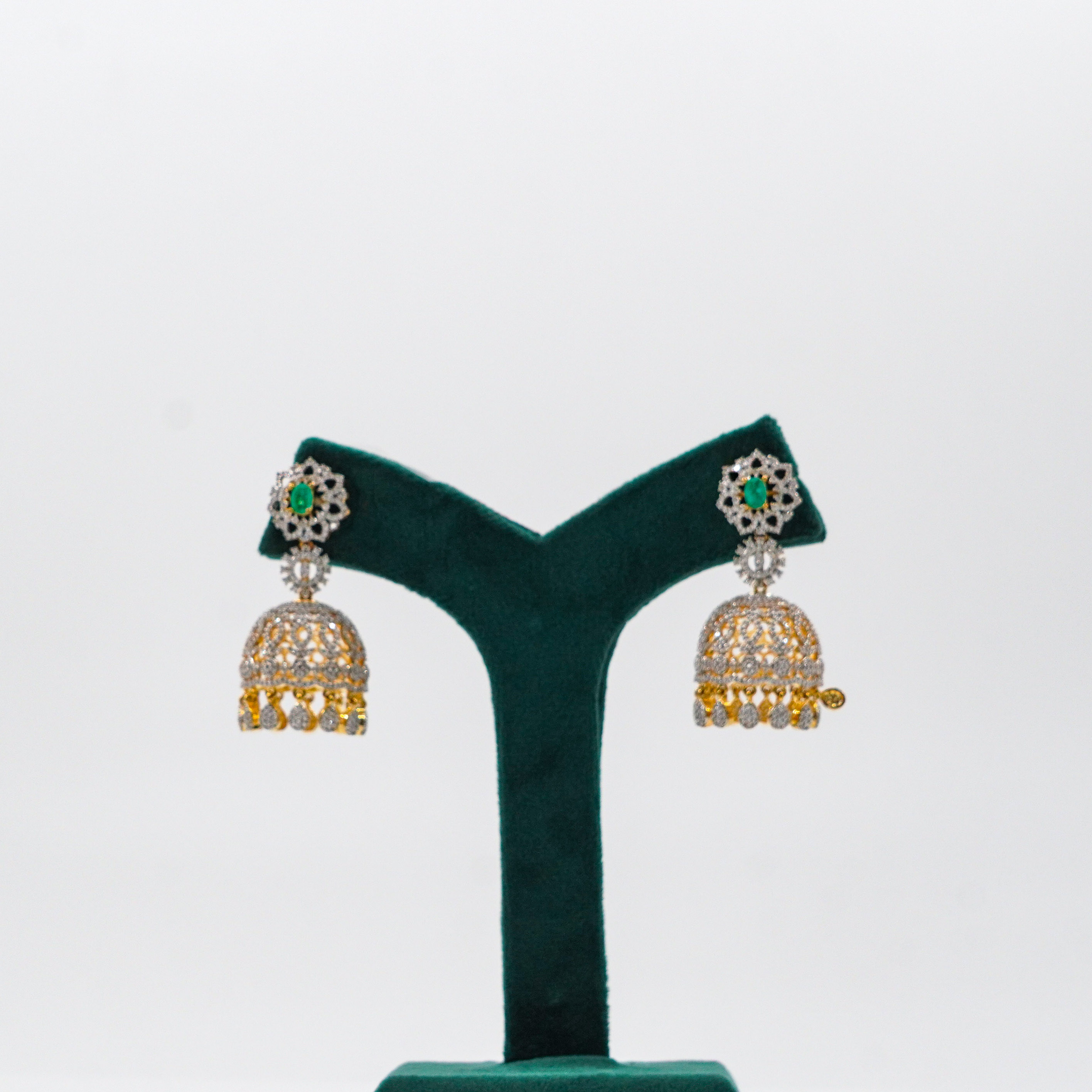 AD Green Jhumkas