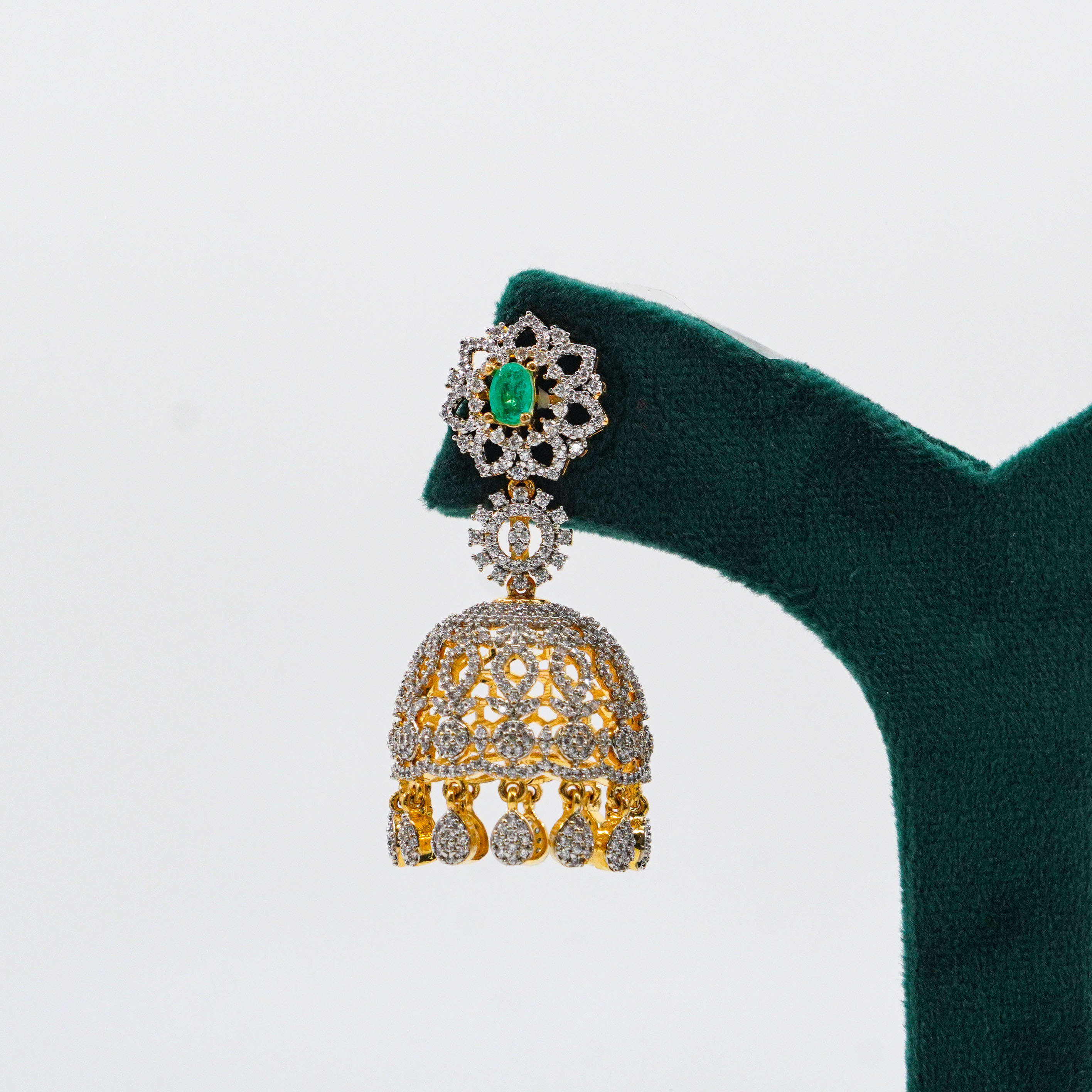 AD Green Jhumkas