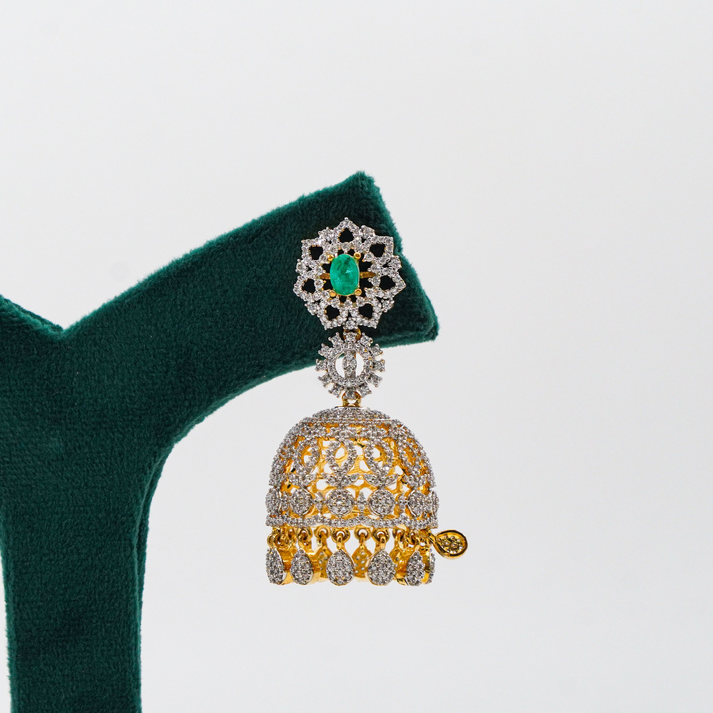 AD Green Jhumkas