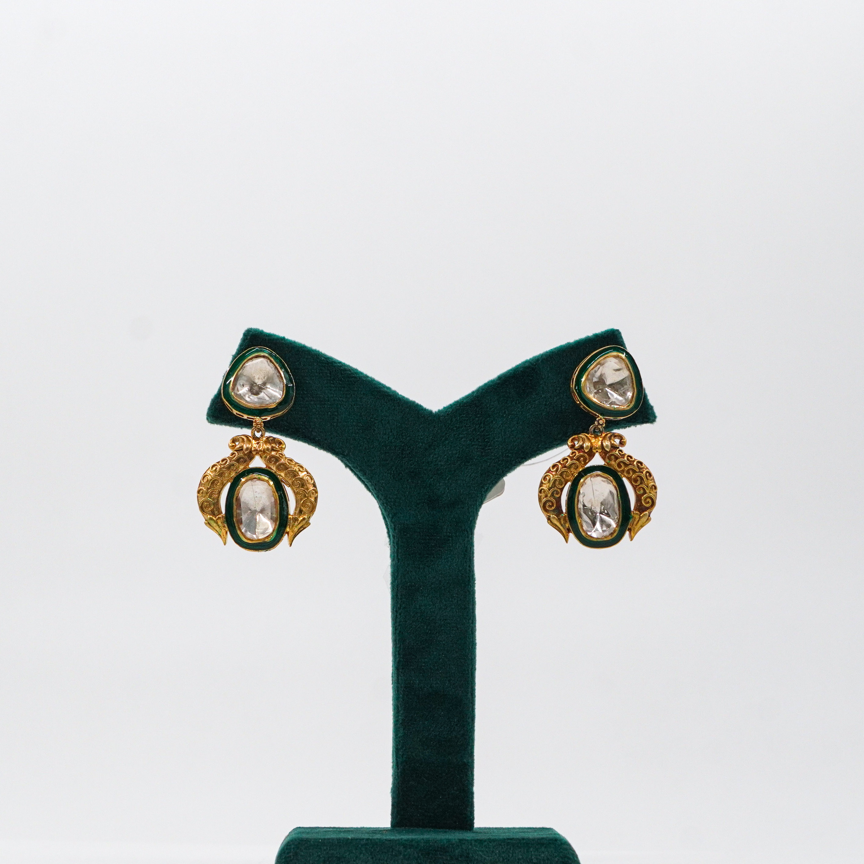Polki Dangler Earrings
