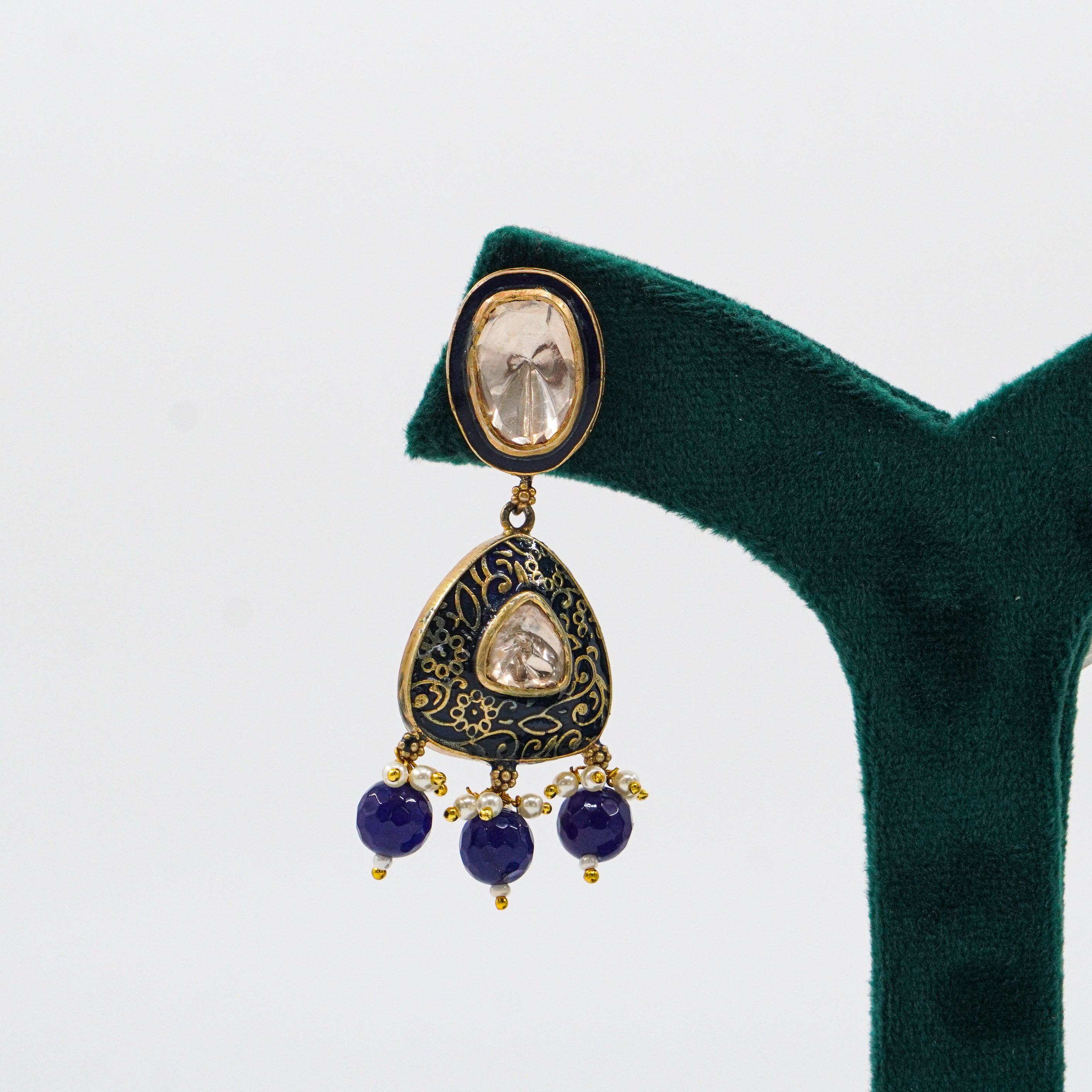 Kundan Meenakari Hangings