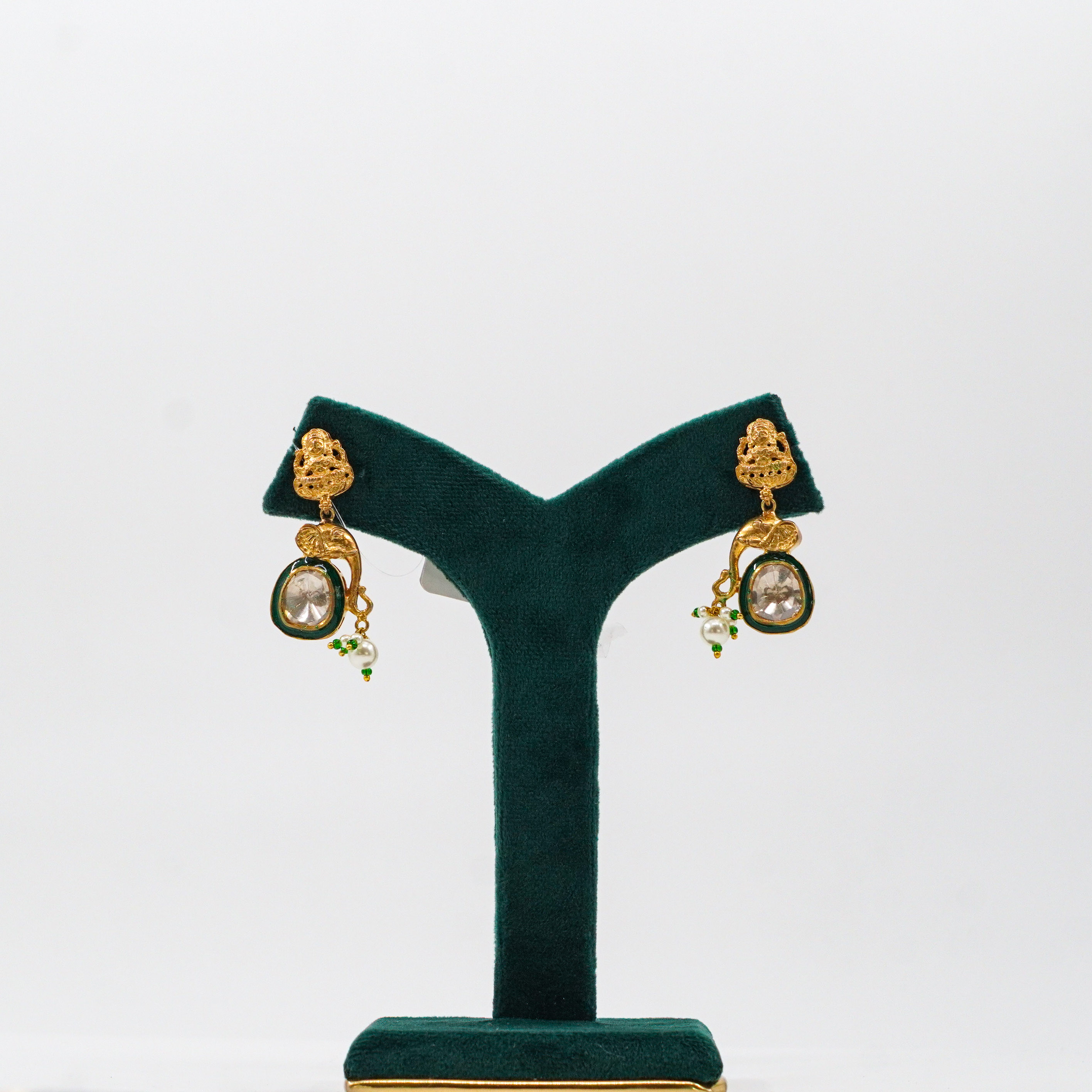 Kundan Pearl Earrings