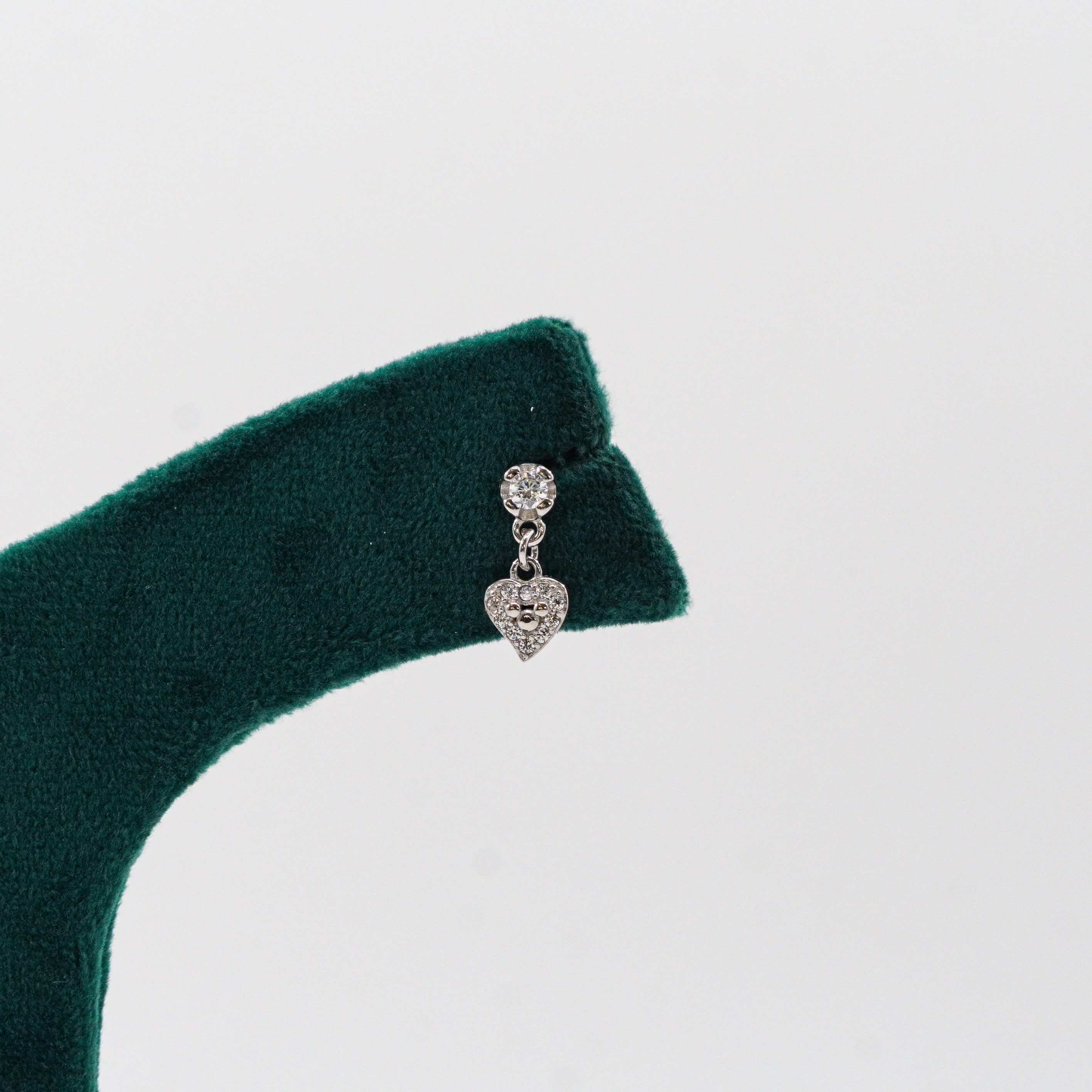 Sparkly Heart Earrings