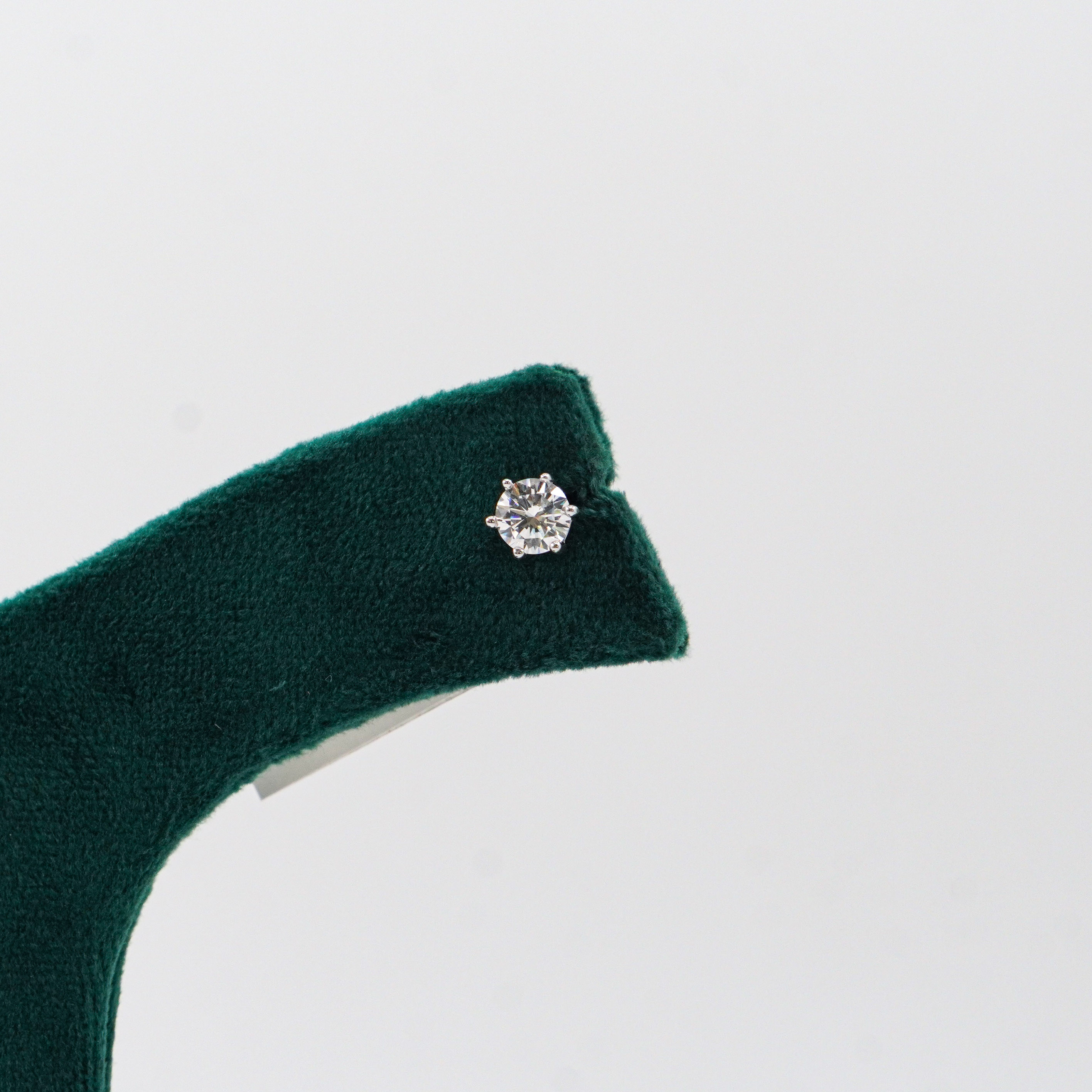 Silver Solitaire Studs