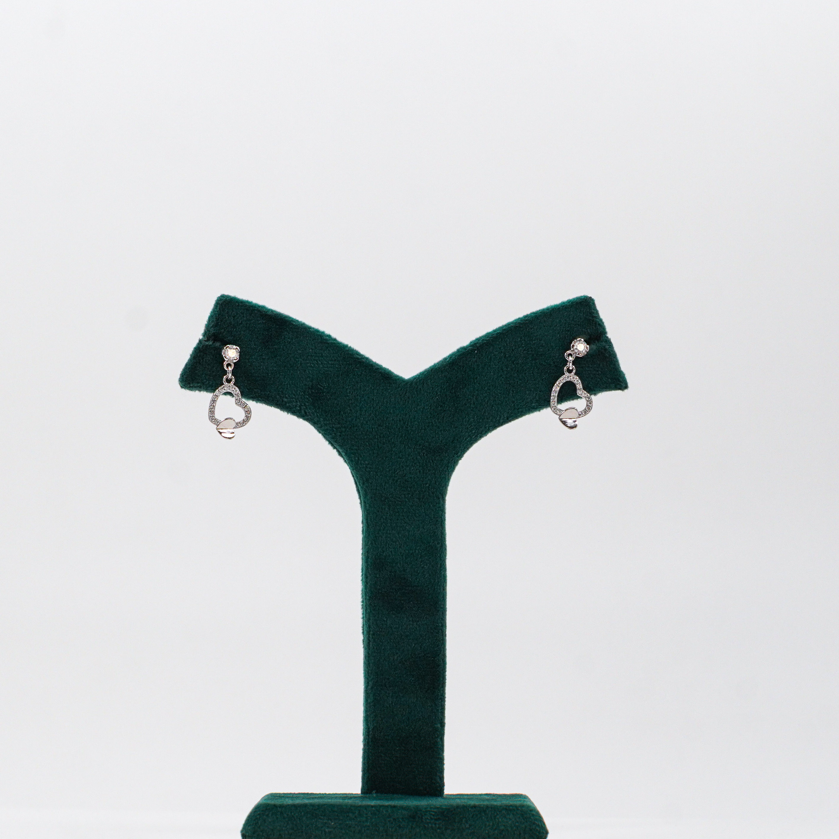 Silver Heart Earrings