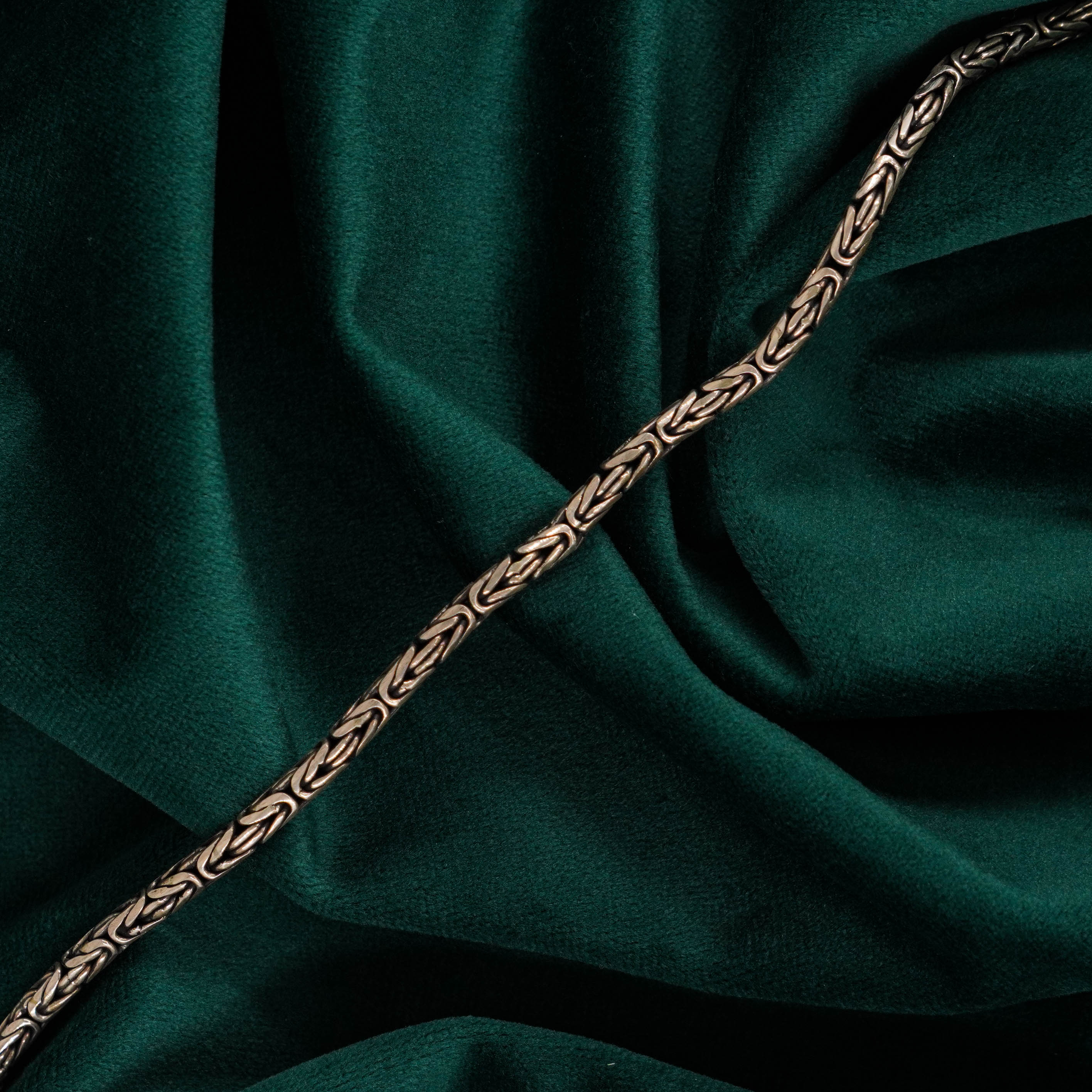 Raag Silver Jewellery Basheerbagh - Silver Byzantine Bracelet