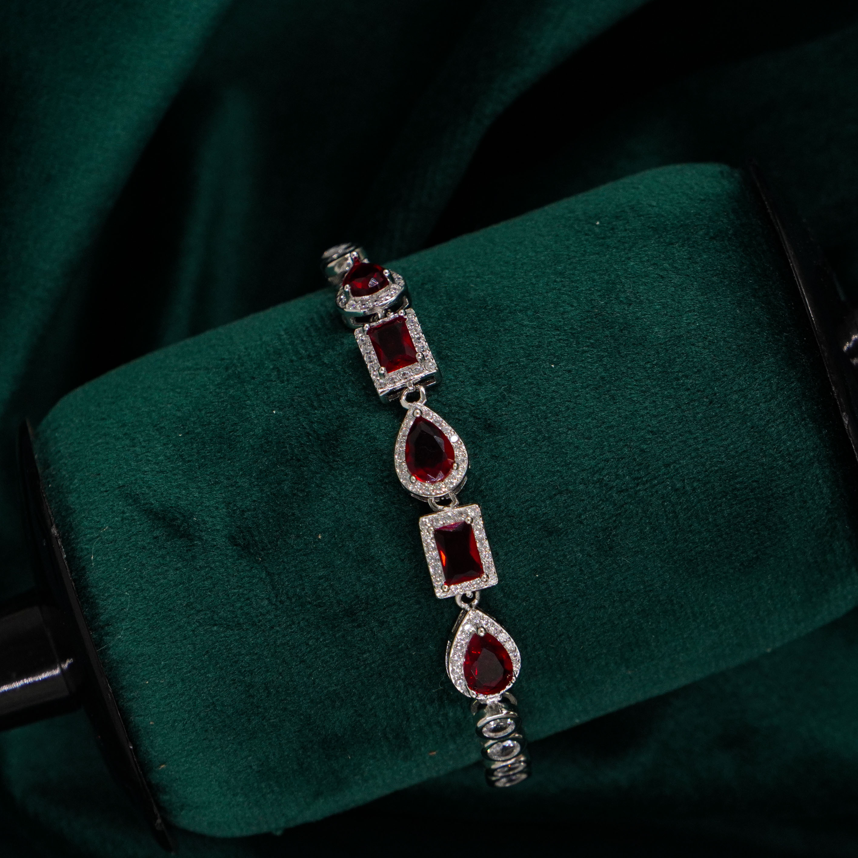 Ruby Stone Bracelet