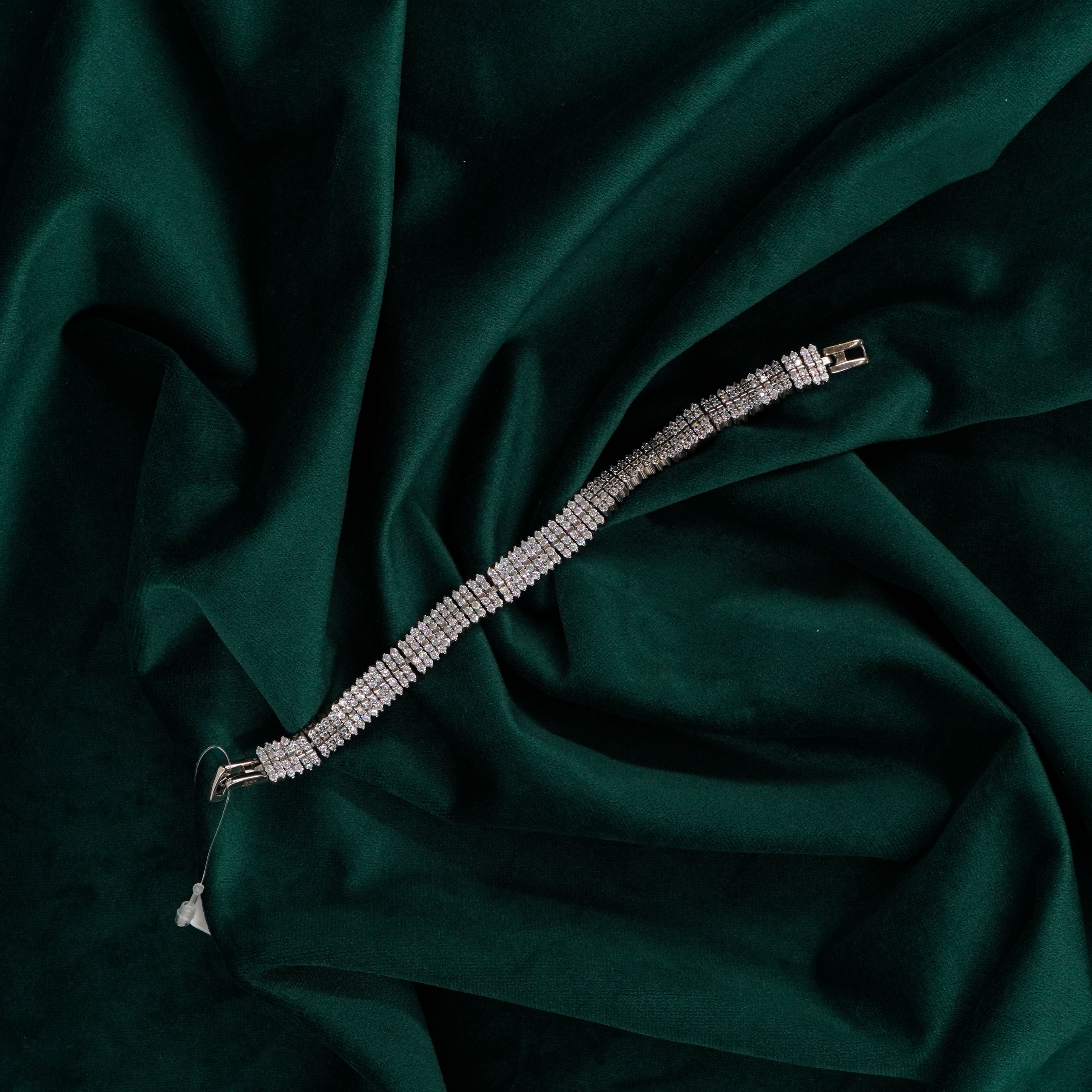 Radiance Silver Tennis Bracelet