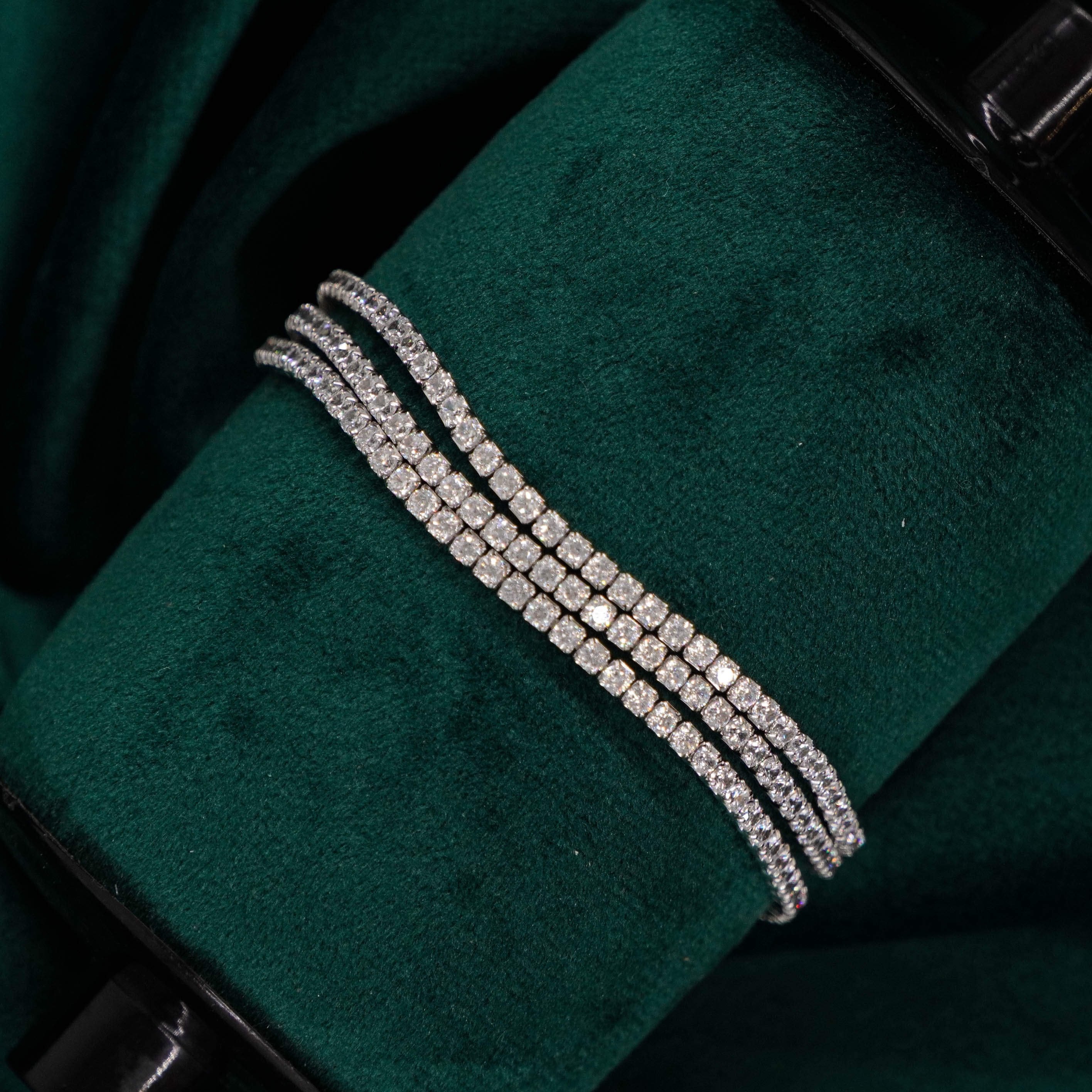 Raag Silver Jewellery Basheerbagh - AD Tennis Bracelet