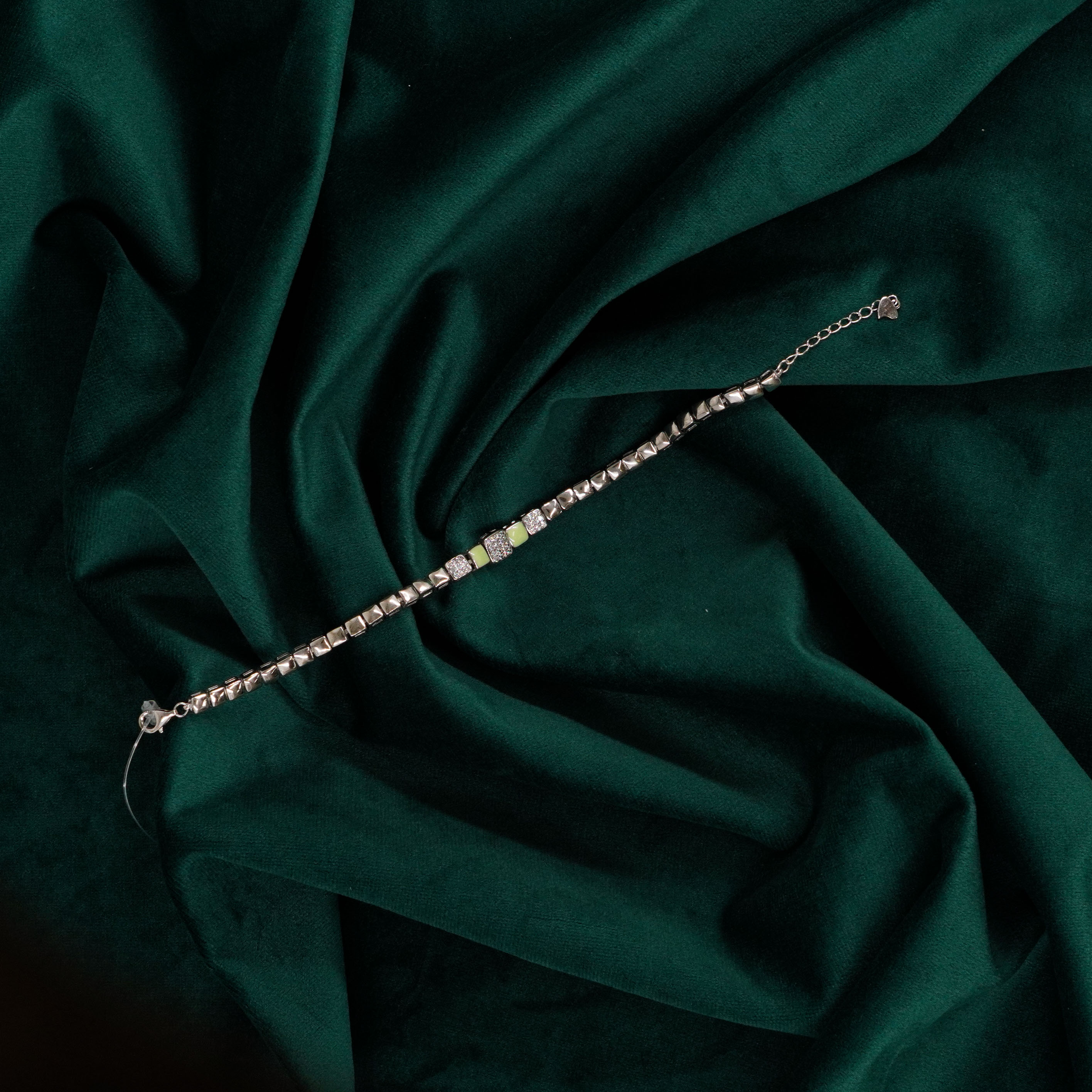 Silver Square Bracelet