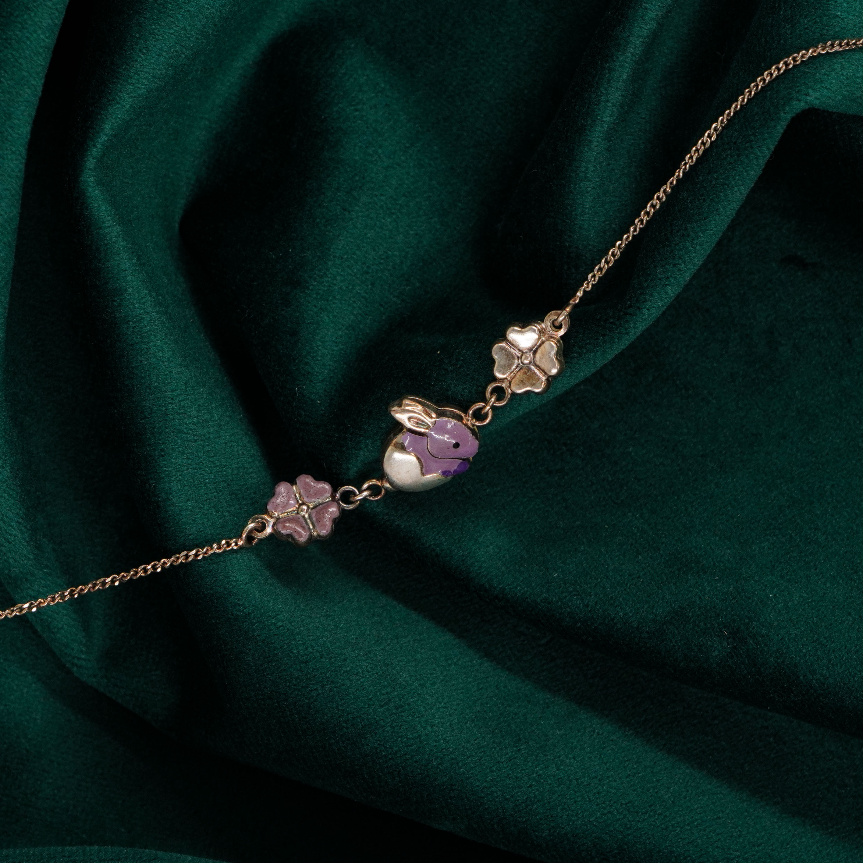 Raag Silver Jewellery Basheerbagh - Bunny Charm Bracelet